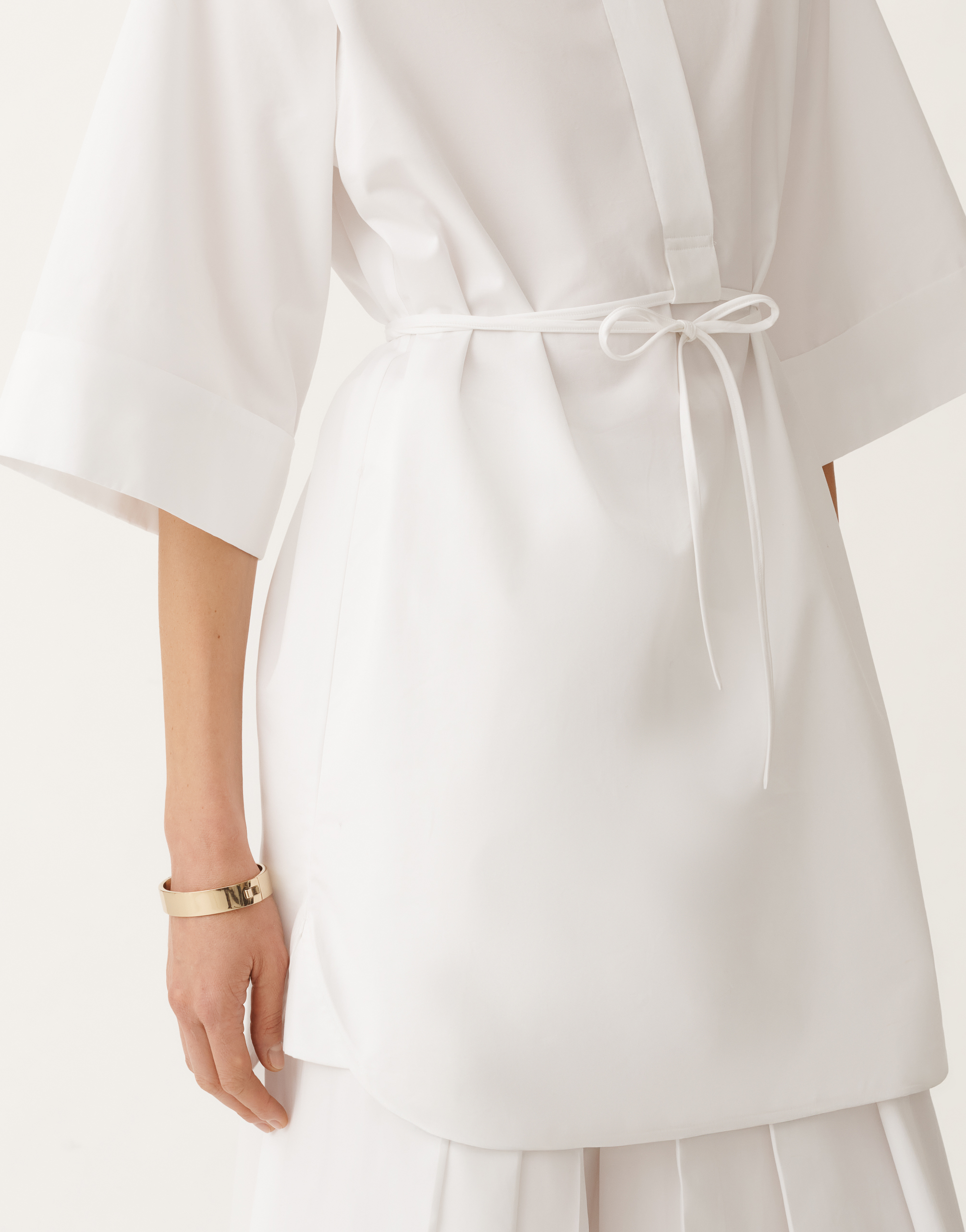 Fabiana Filippi Poplin Tunic In White