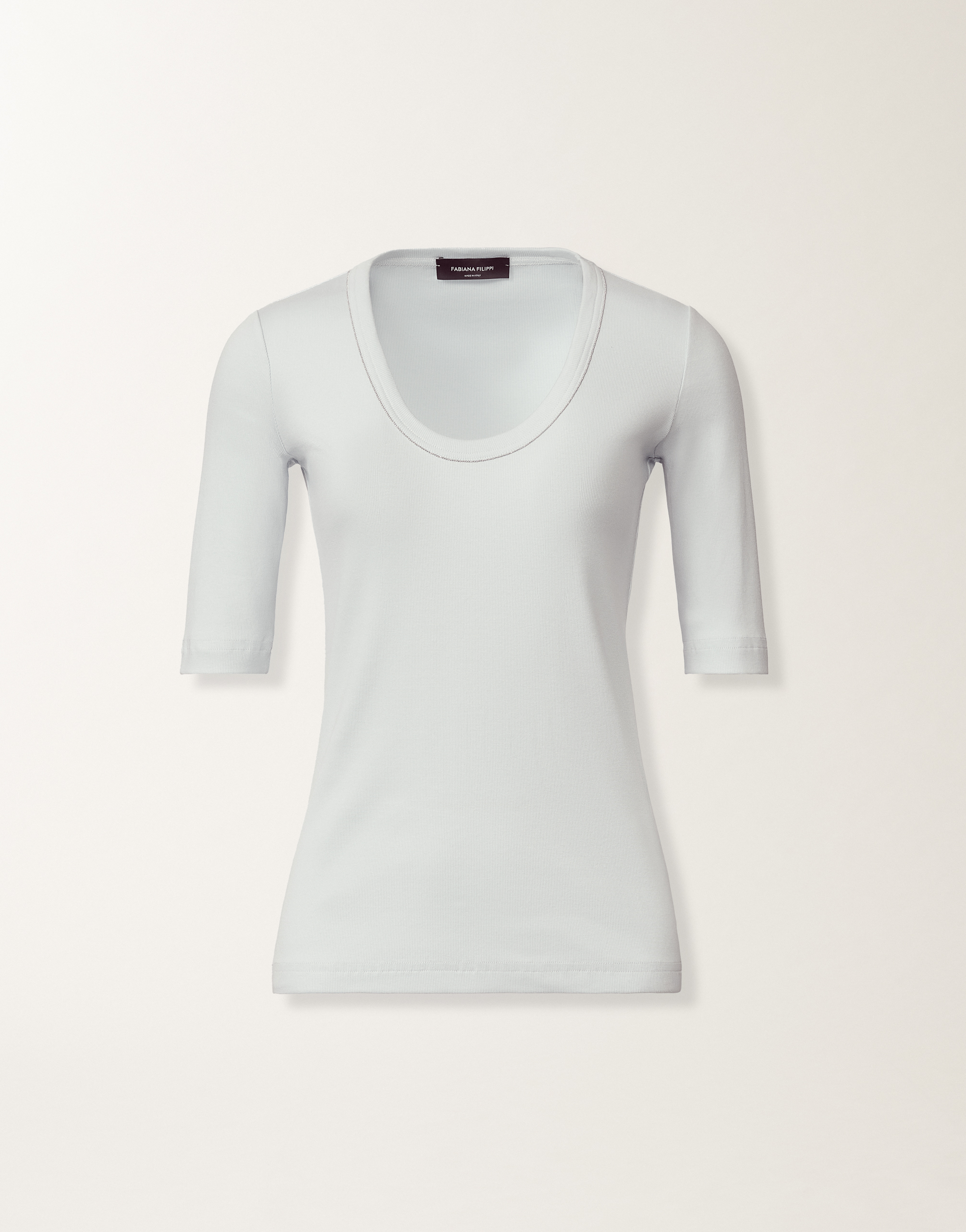 Fabiana Filippi Jersey T-shirt In Blue