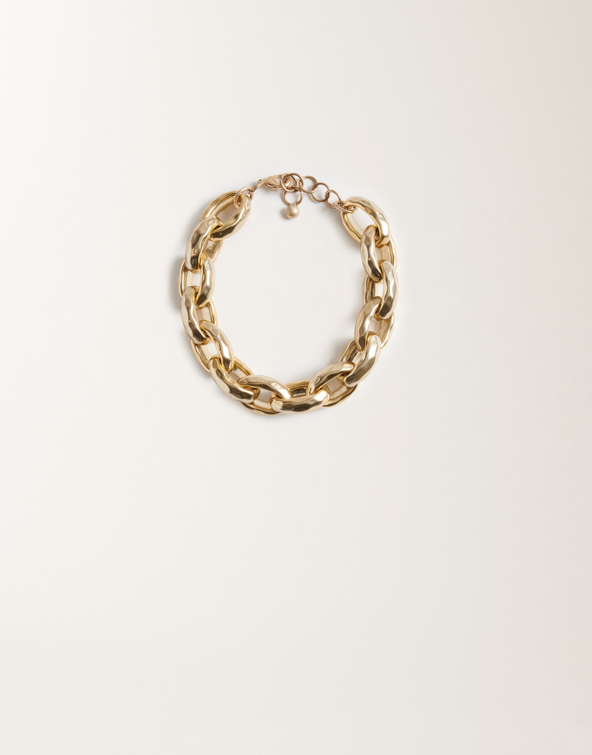 Collier maxi chaîne martelée pour Femme | Fabiana Filippi®
