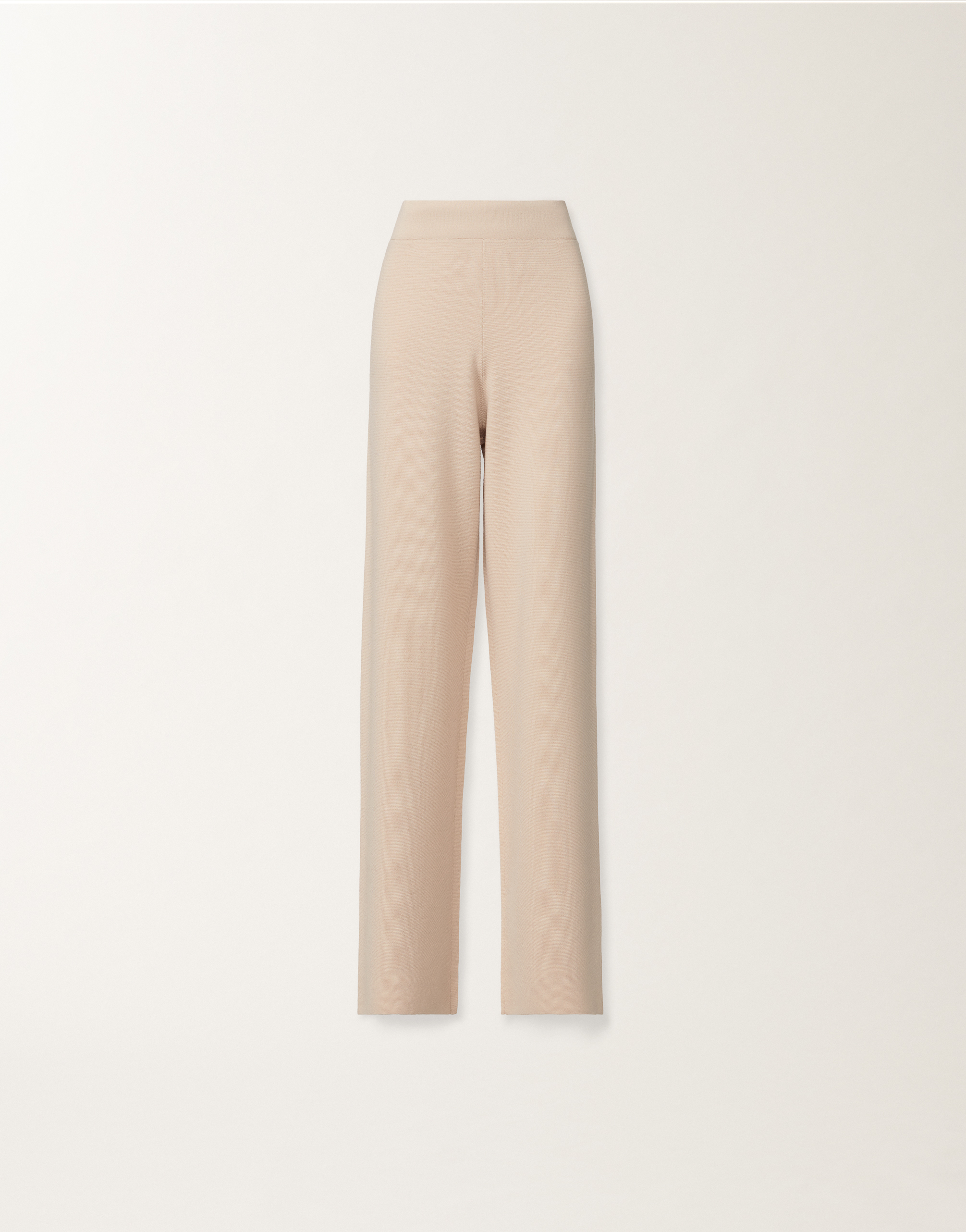 Merino wool trousers, cream for Women | Fabiana Filippi®