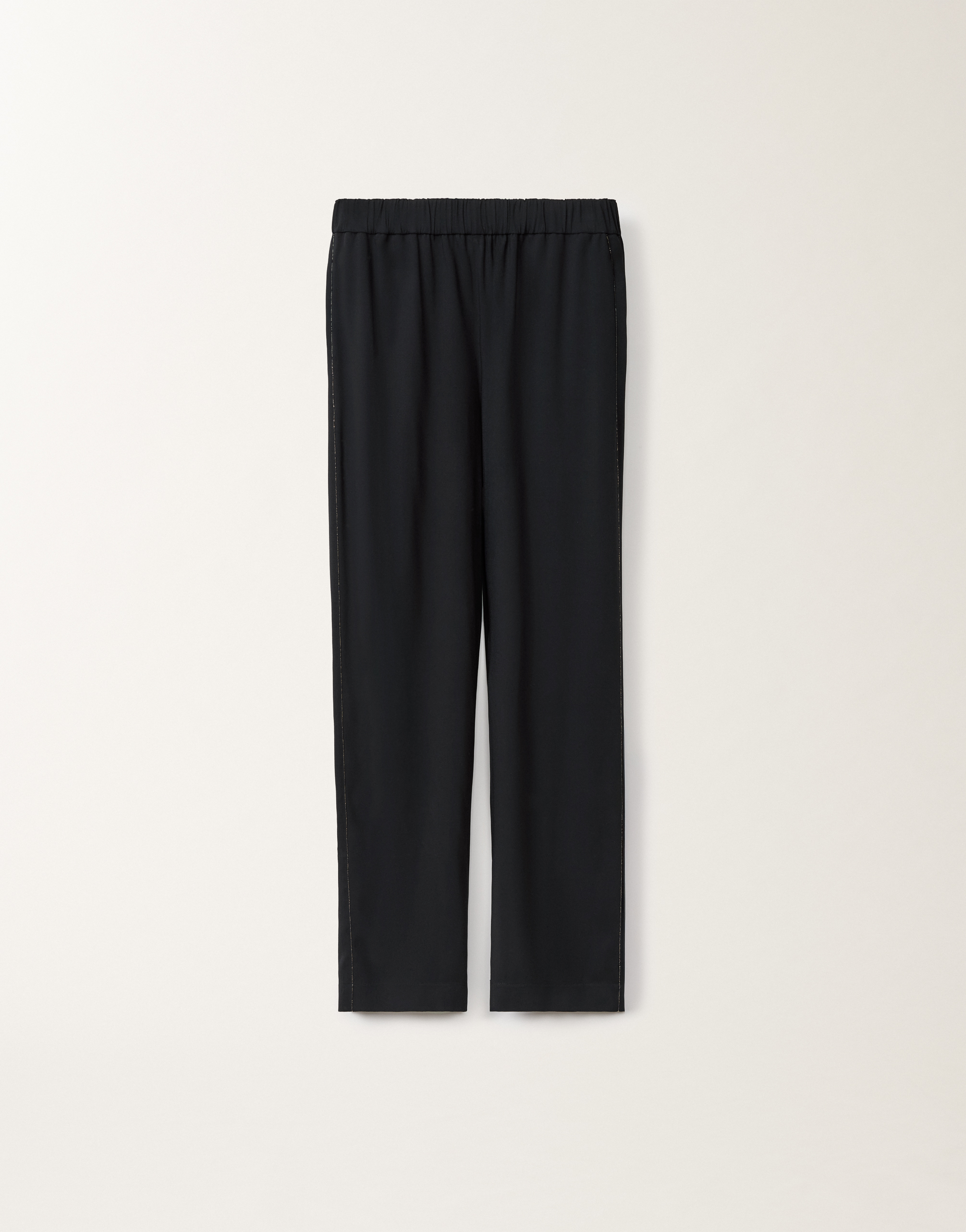 Fabiana Filippi Orvieto Stretch Sablé Trousers In Blue
