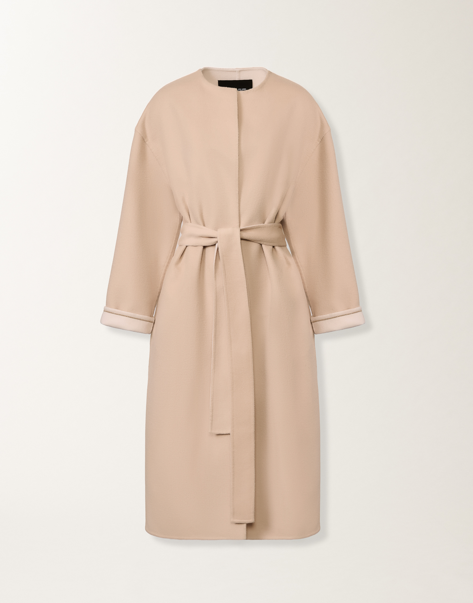 Double wool coat, kasha for Women | Fabiana Filippi®