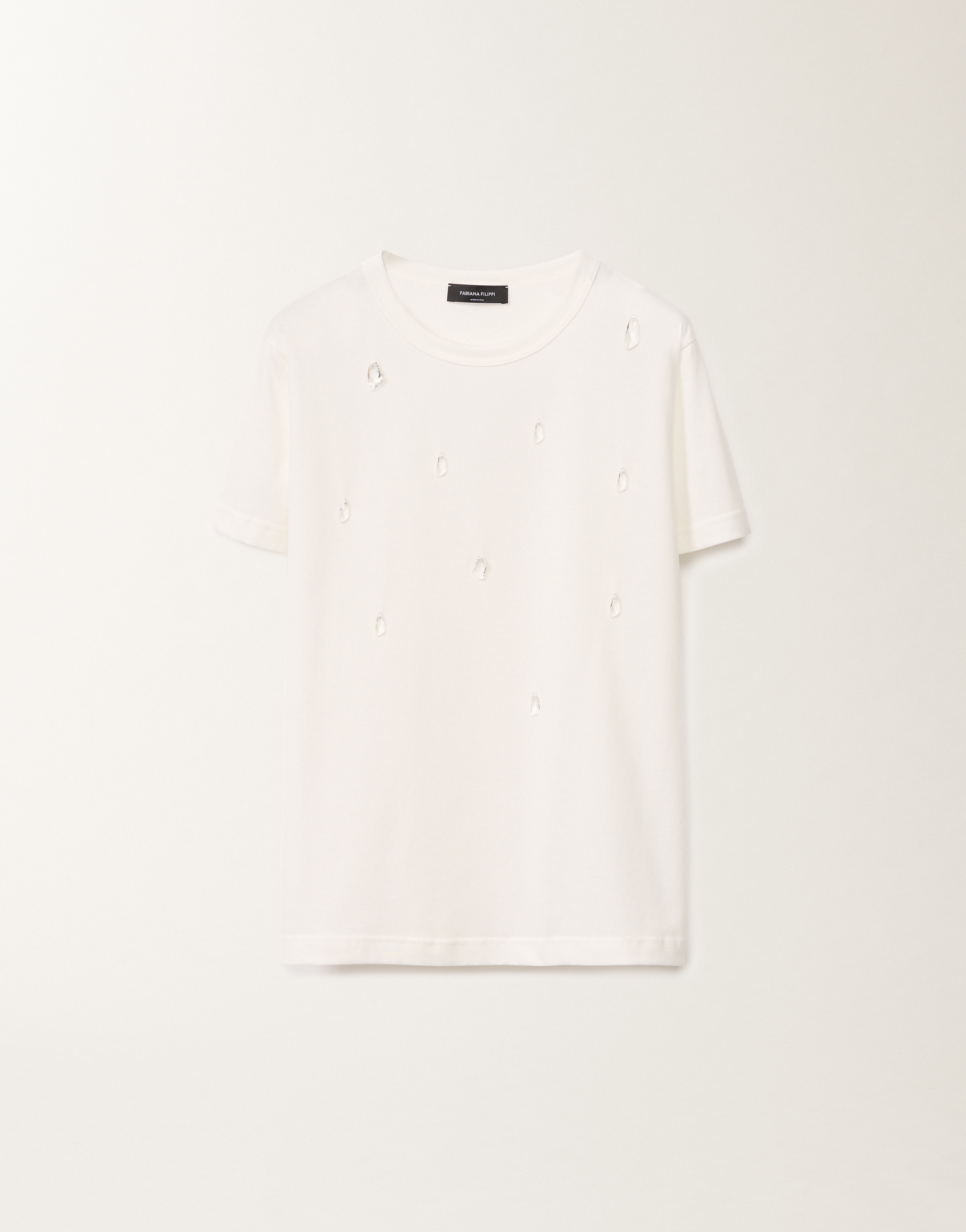 Fabiana Filippi Jersey T-shirt In White