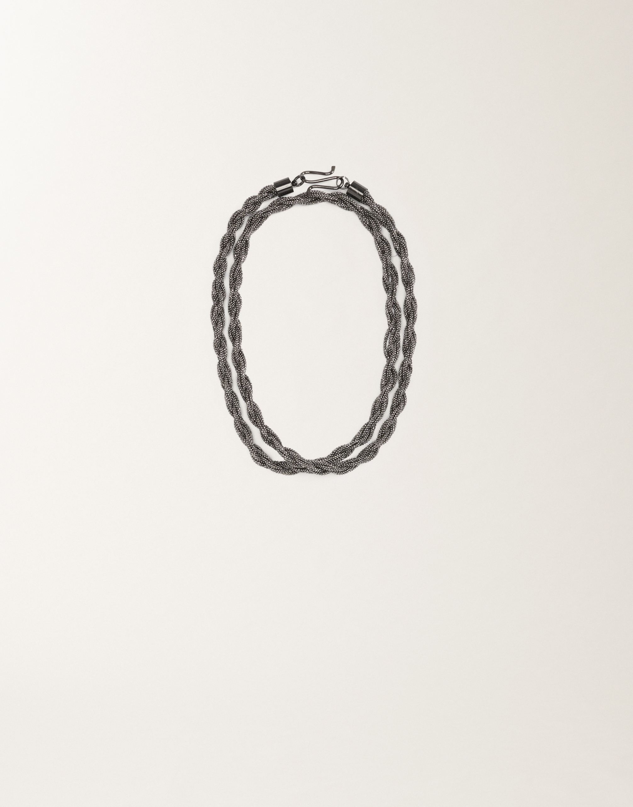 FABIANA FILIPPI DIAMOND WIRE TORCHON NECKLACE