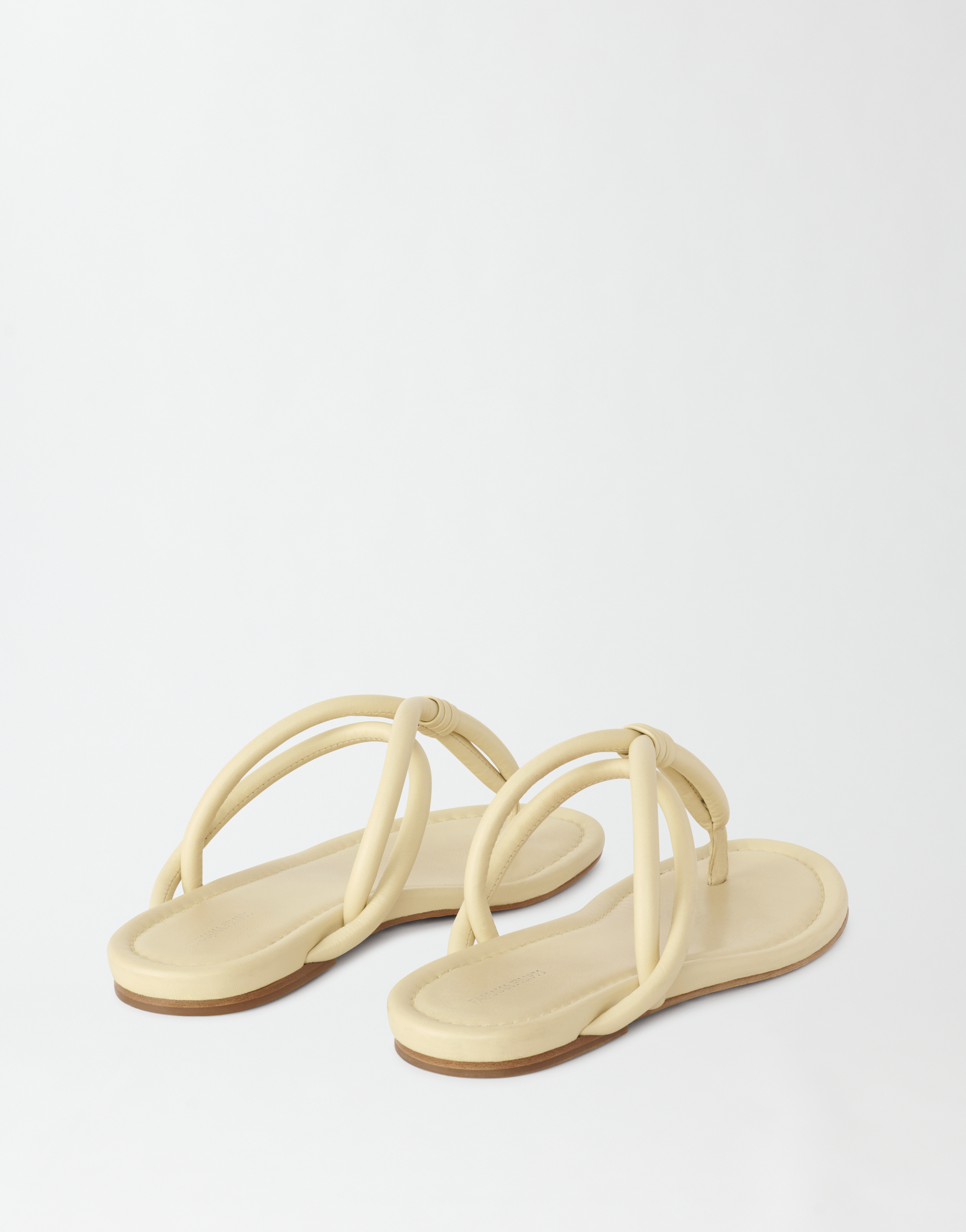 Shop Fabiana Filippi Padded Nappa Sandal In Apple