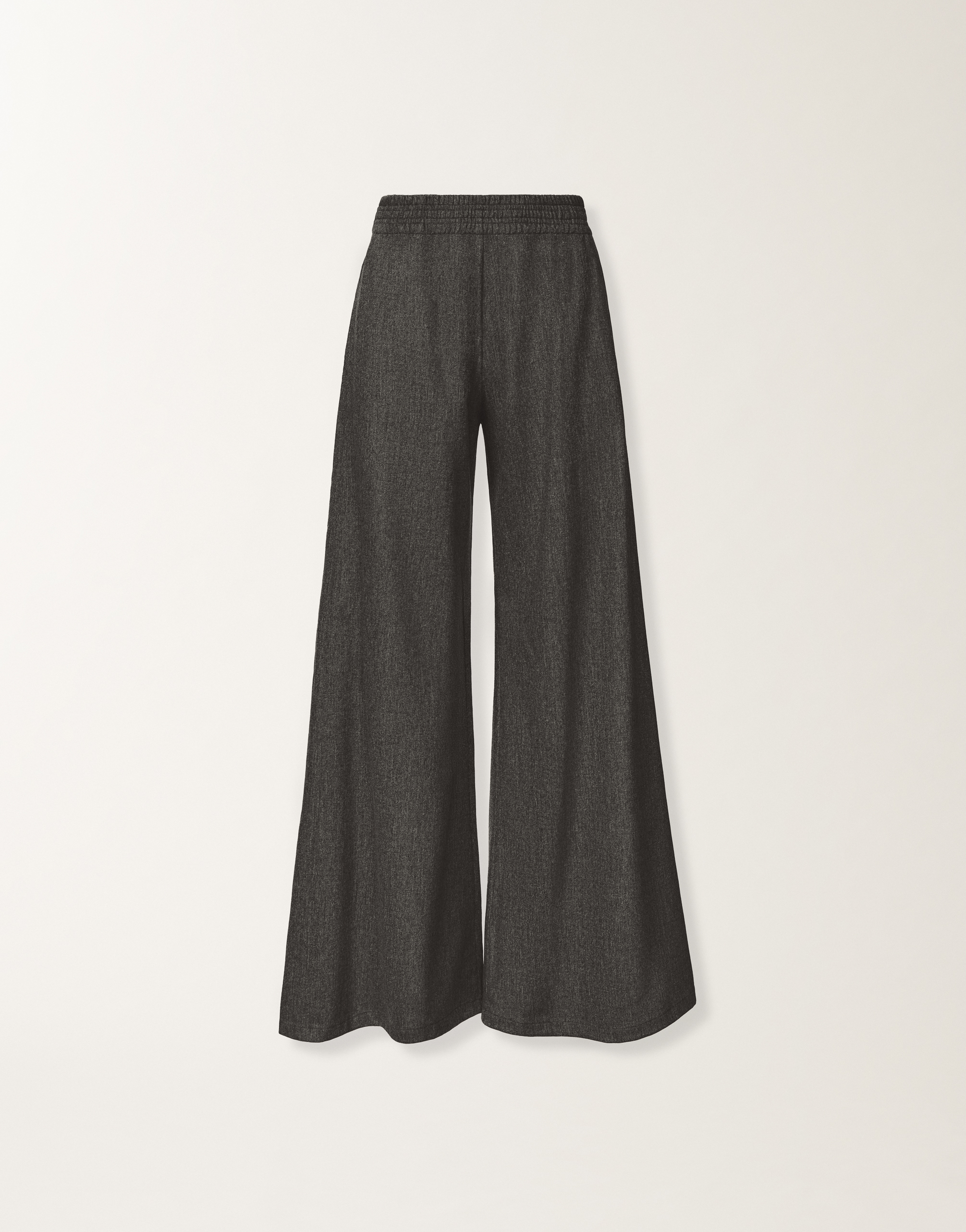 Amelia trousers in flannel, slate for Women | Fabiana Filippi®