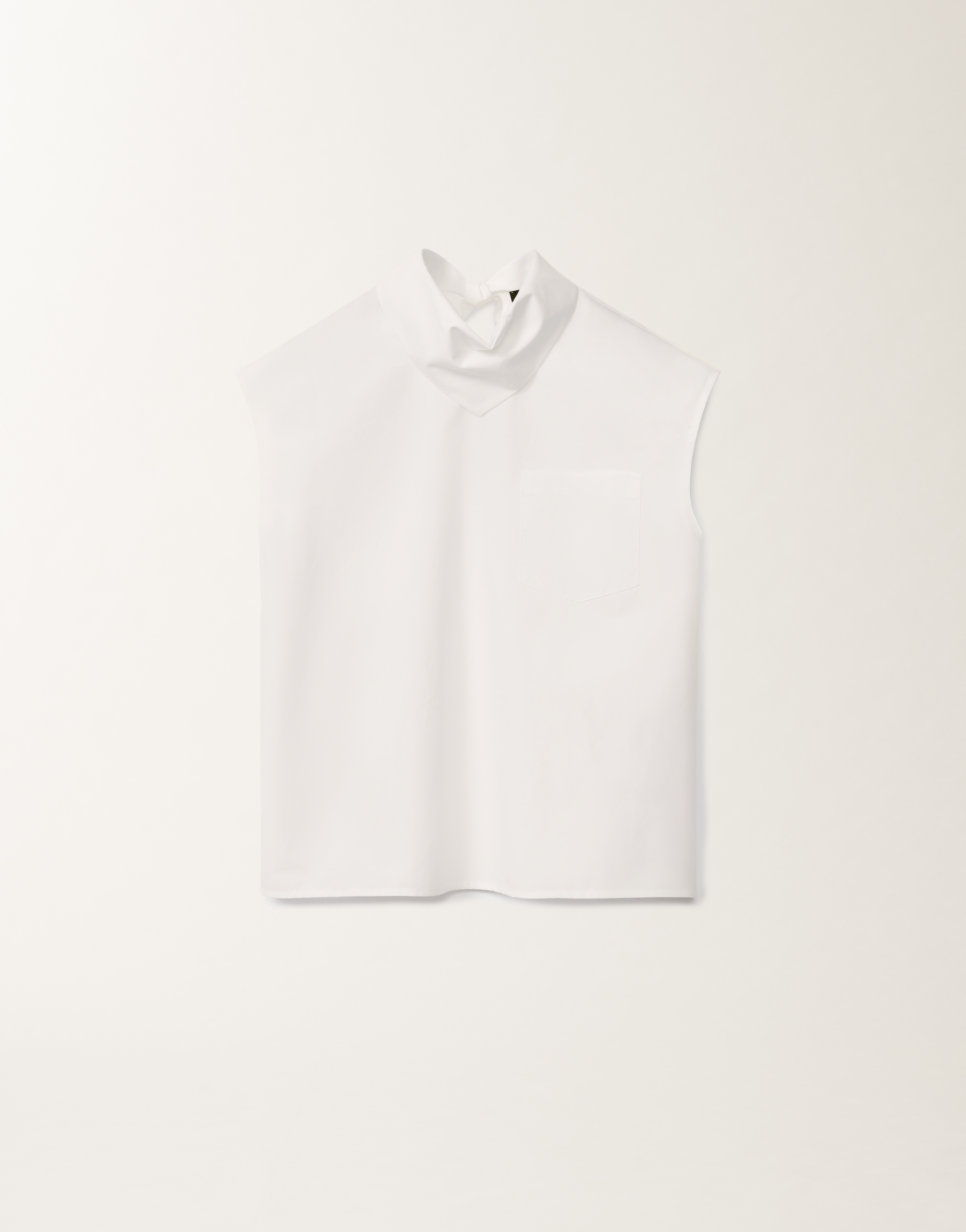 Fabiana Filippi Poplin Top In White