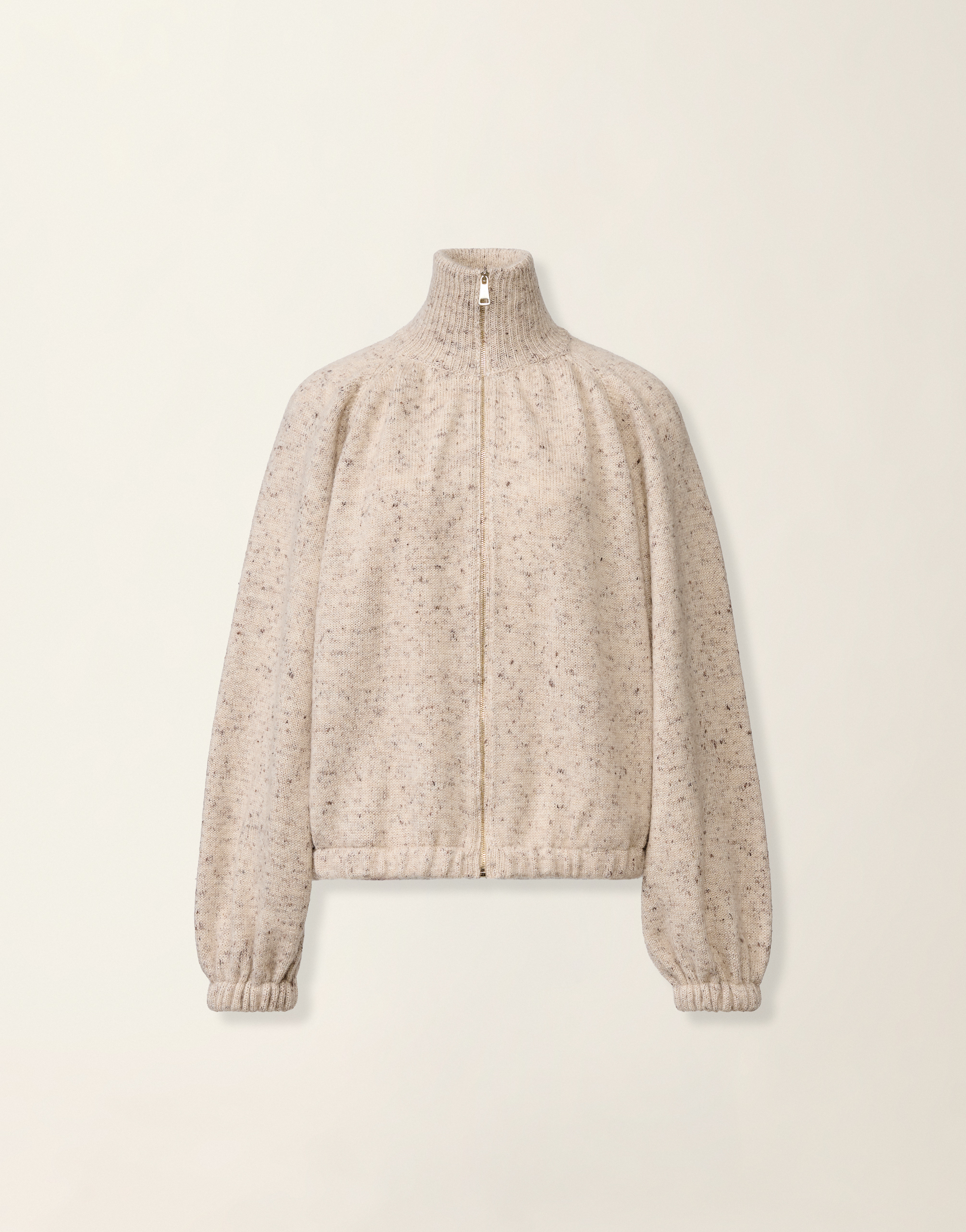 Oversized Donegal yarn bomber with lurex, cachà for Women