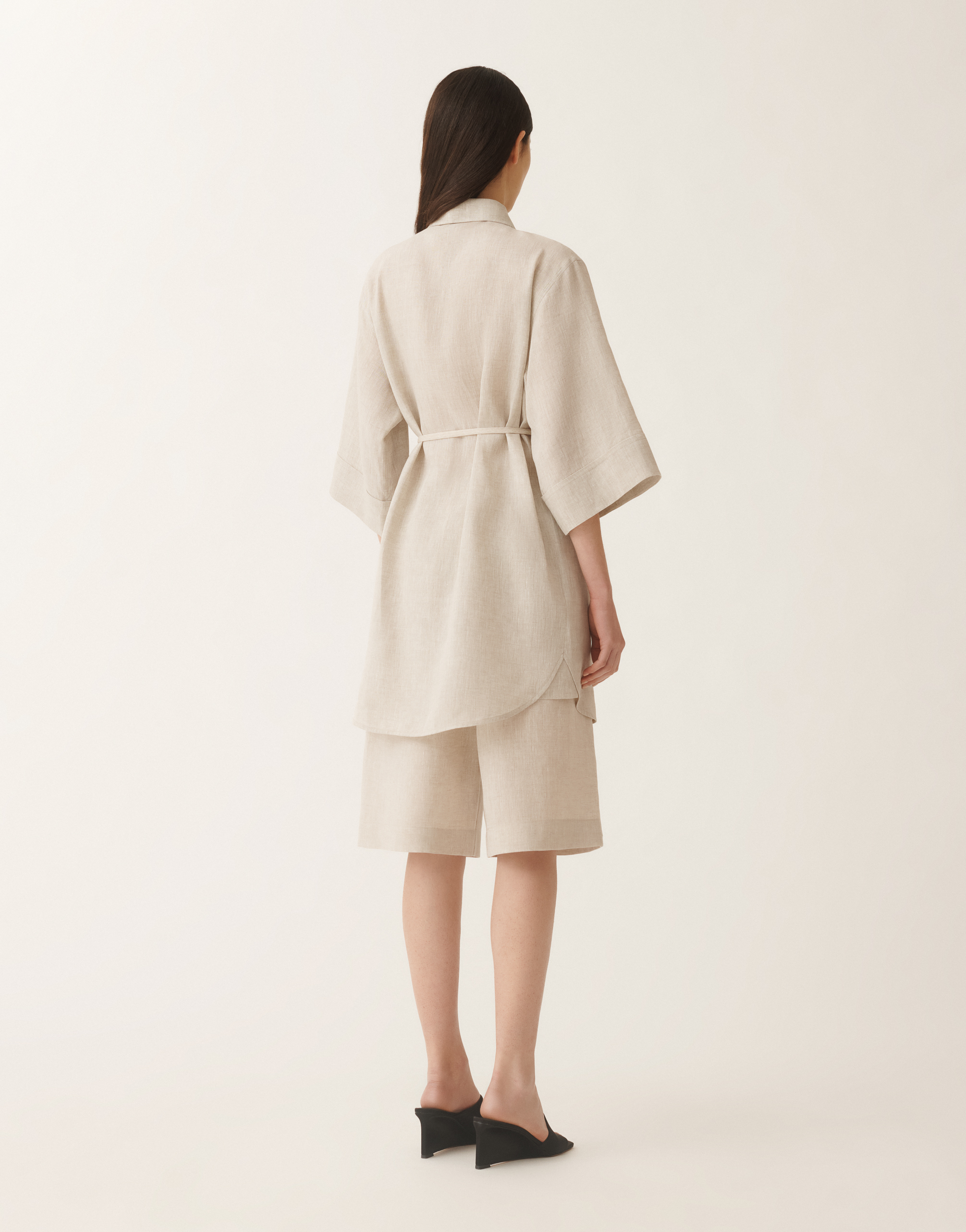 FABIANA FILIPPI LINEN CANVAS TUNIC 
