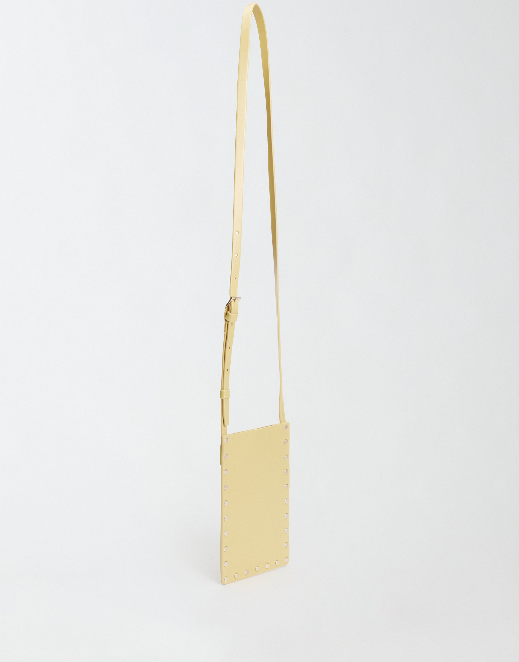 FABIANA FILIPPI LEATHER MOBILE CASE WITH STUDS 