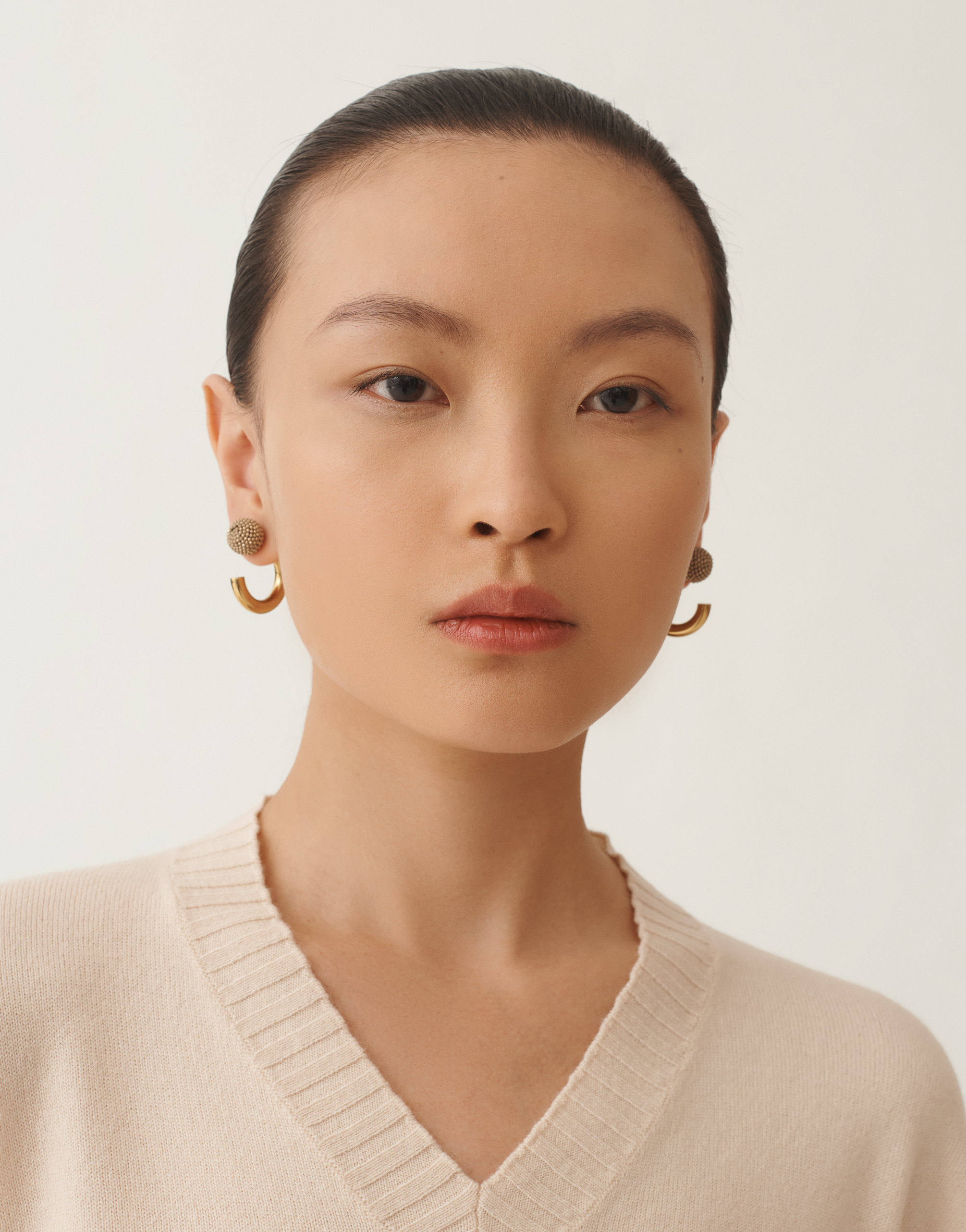 Fabiana Filippi Diamond Wire Circle Earrings
