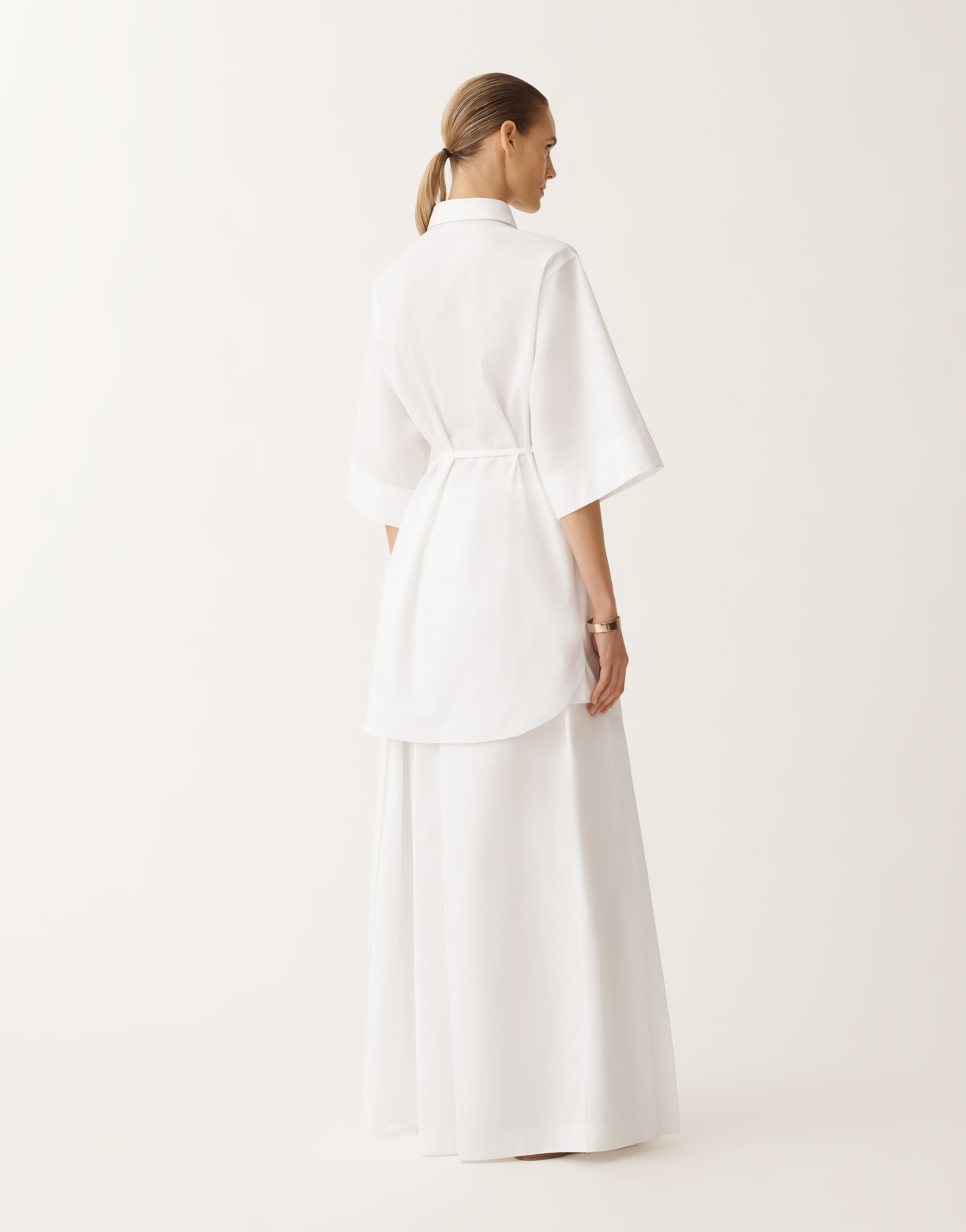 Fabiana Filippi Poplin Tunic In White