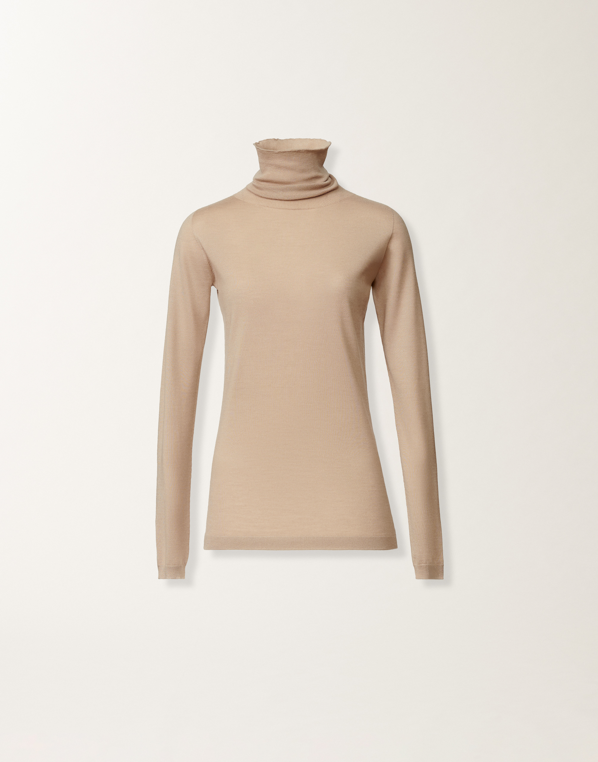 レディースCashmere and silk sweater, maple ニットウェア