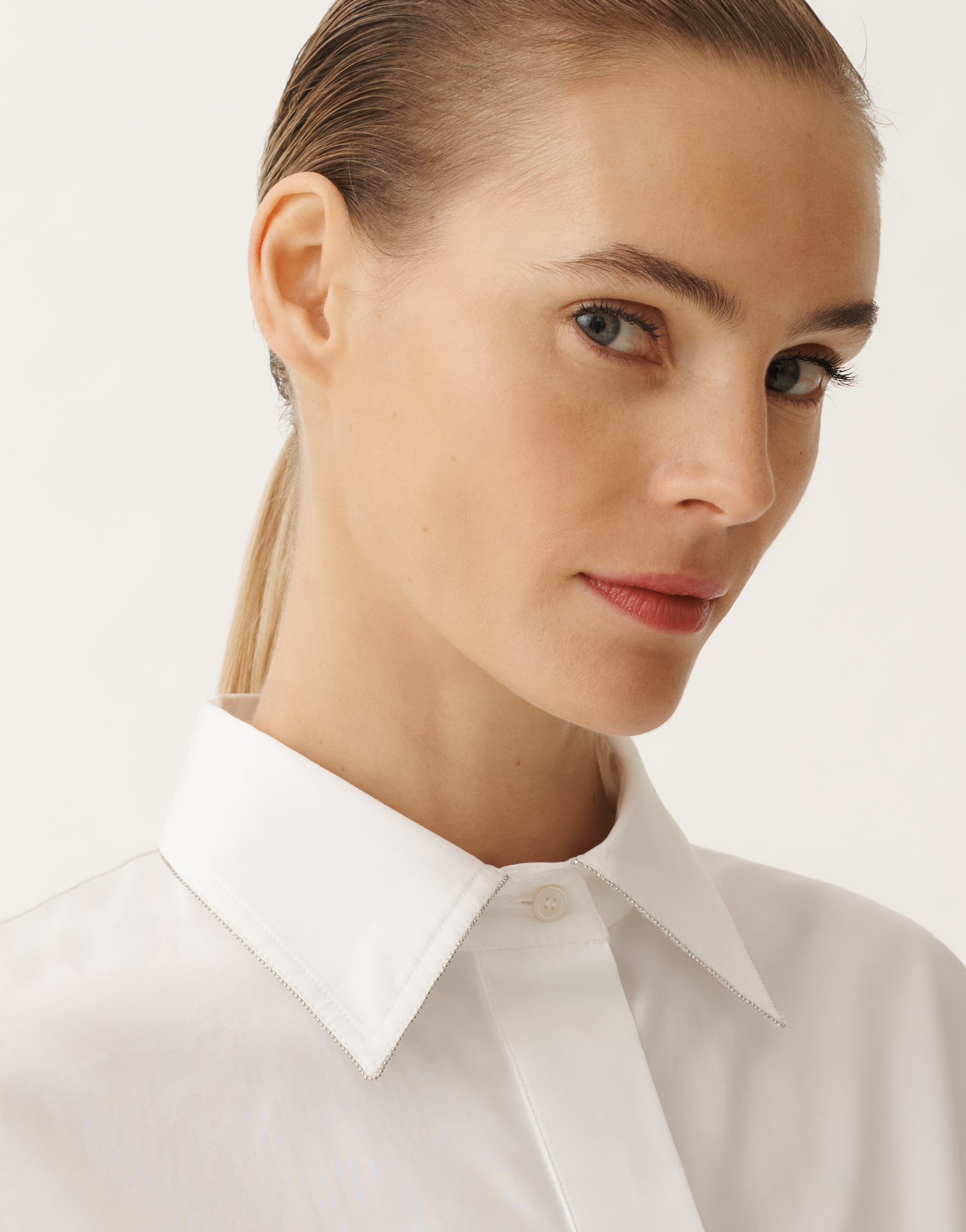 Fabiana Filippi Poplin Tunic In White