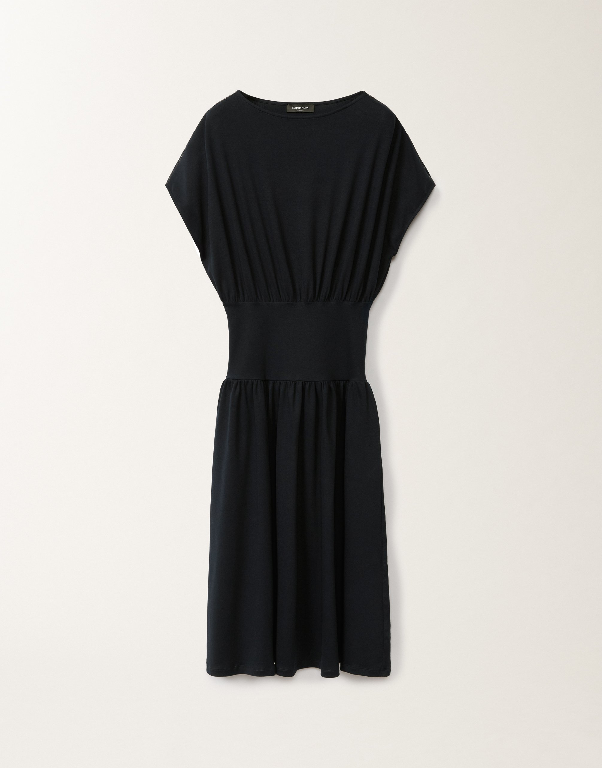 Fabiana Filippi Jersey Dress In Blue