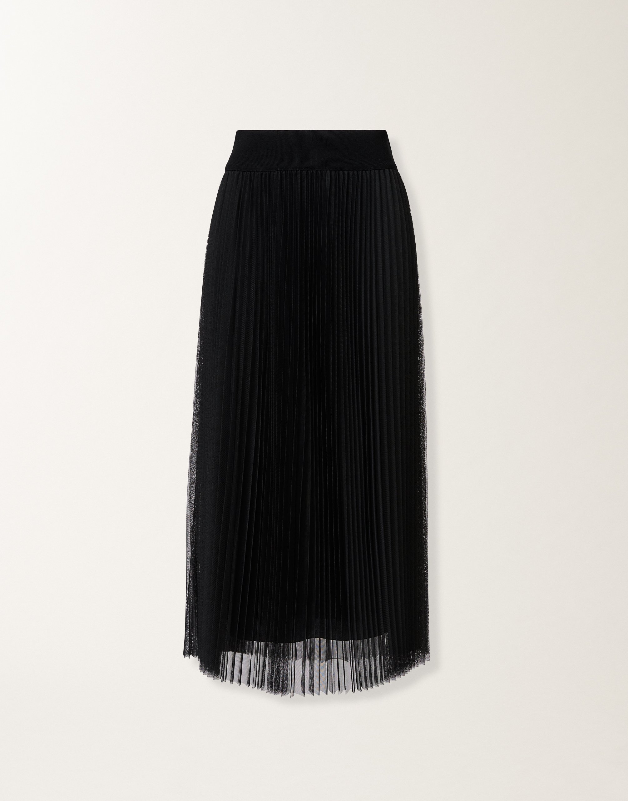 Wide tulle skirt, black for Women | Fabiana Filippi® Wide tulle skirt, black for Women | Fabiana Filippi®