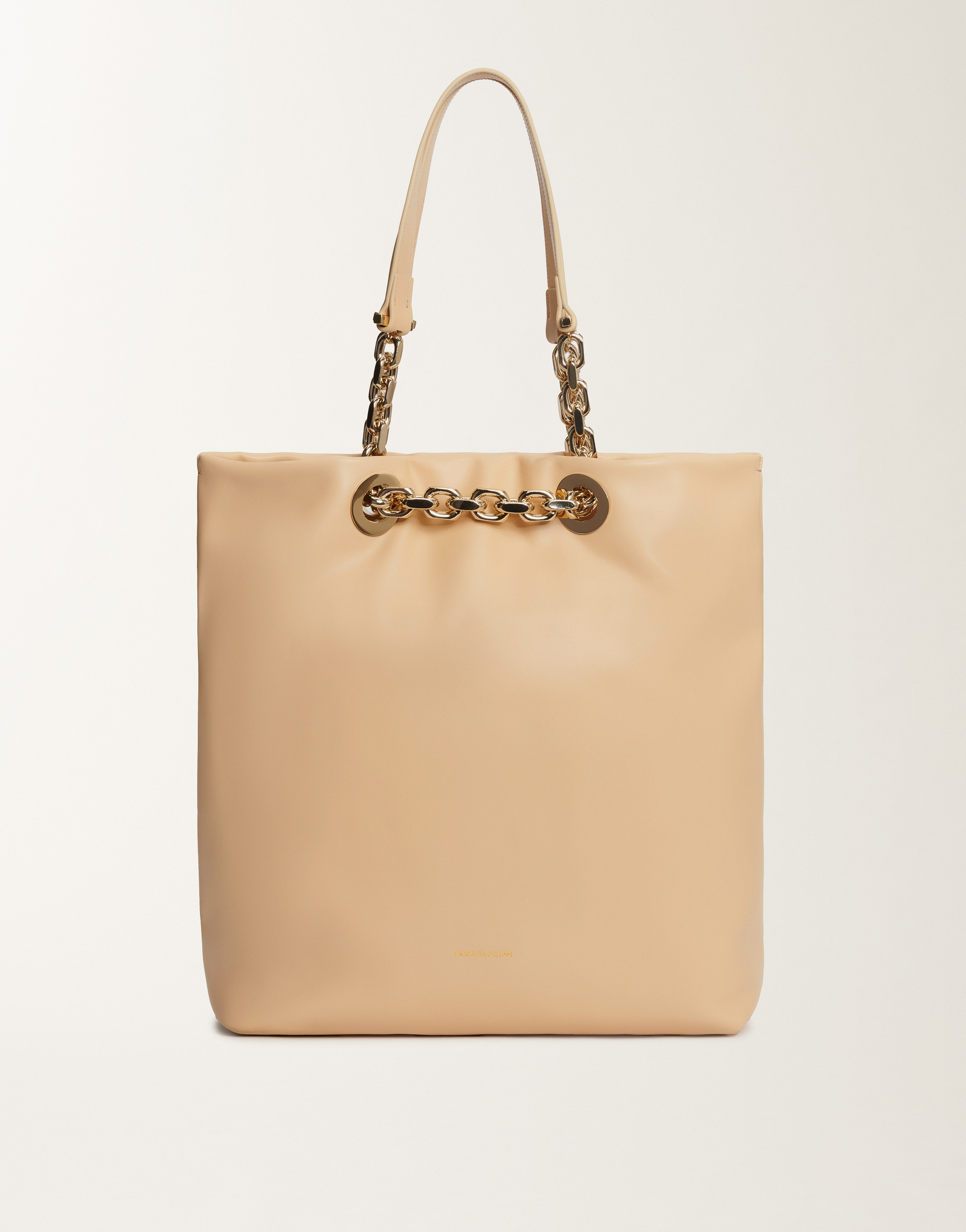 Fabiana Filippi Nappa Leather Eyelet Shopper