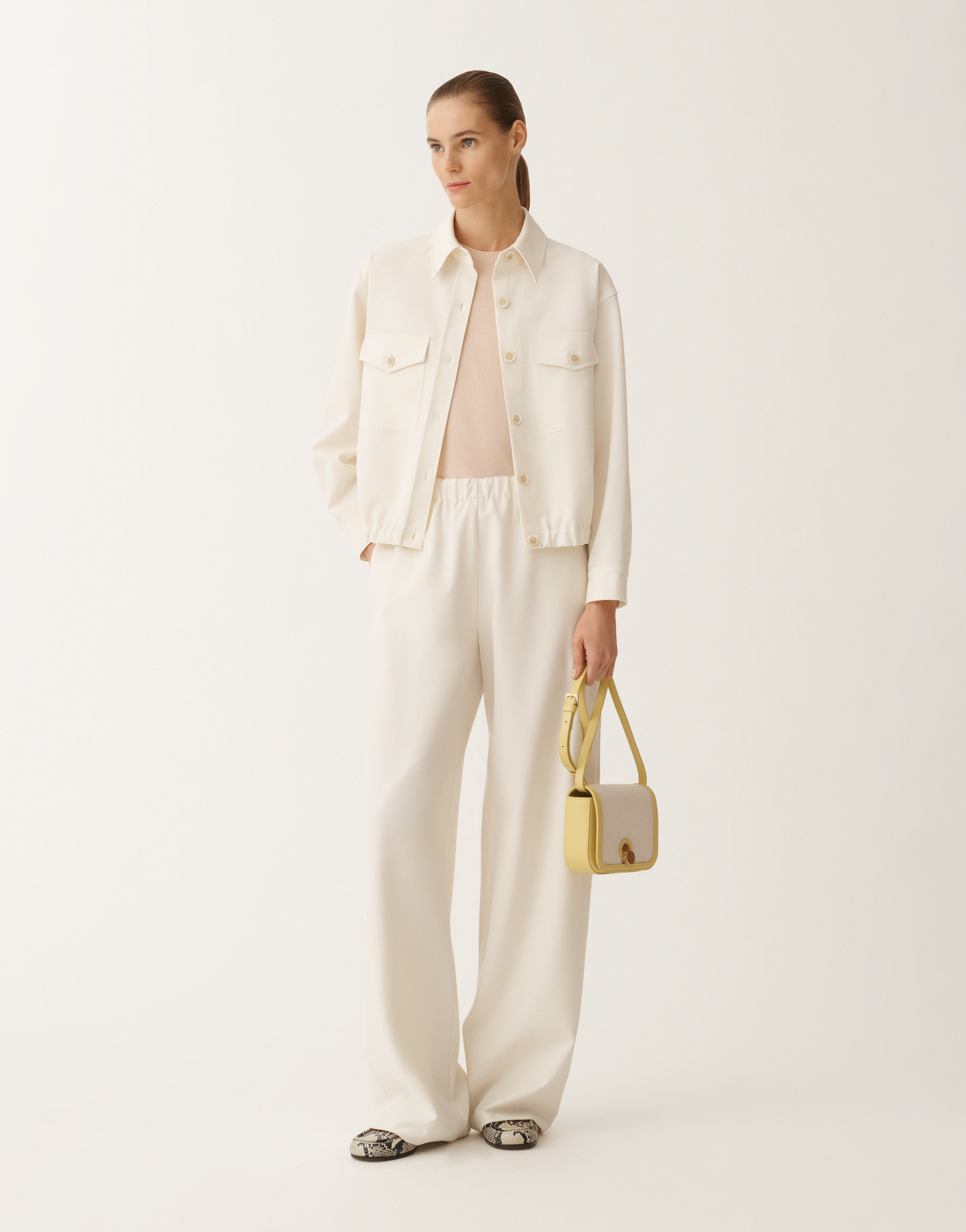 FABIANA FILIPPI TECHNO TAILORING BOMBER JACKET 