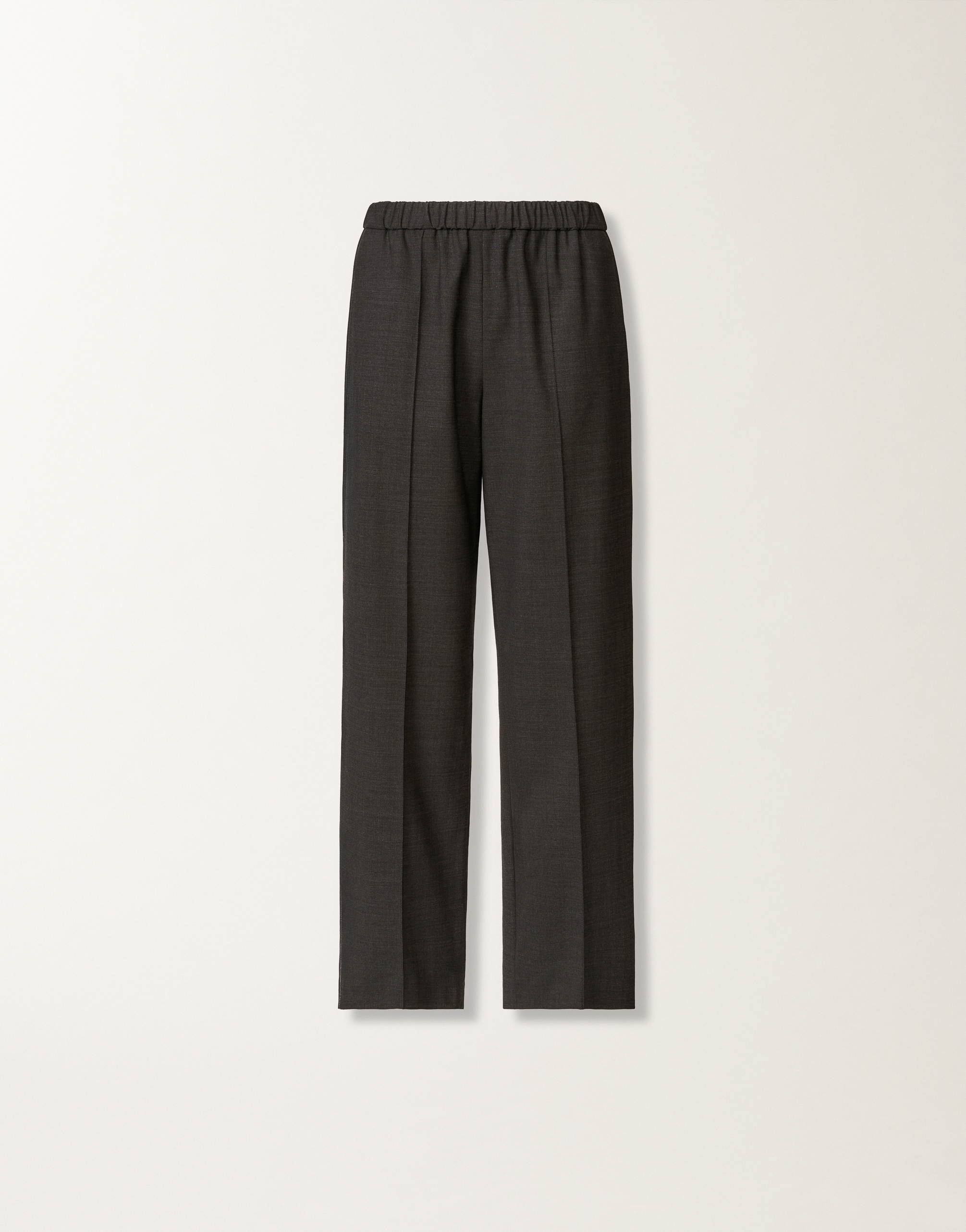 レディースGubbio cool wool trousers, slate パンツ | Fabiana