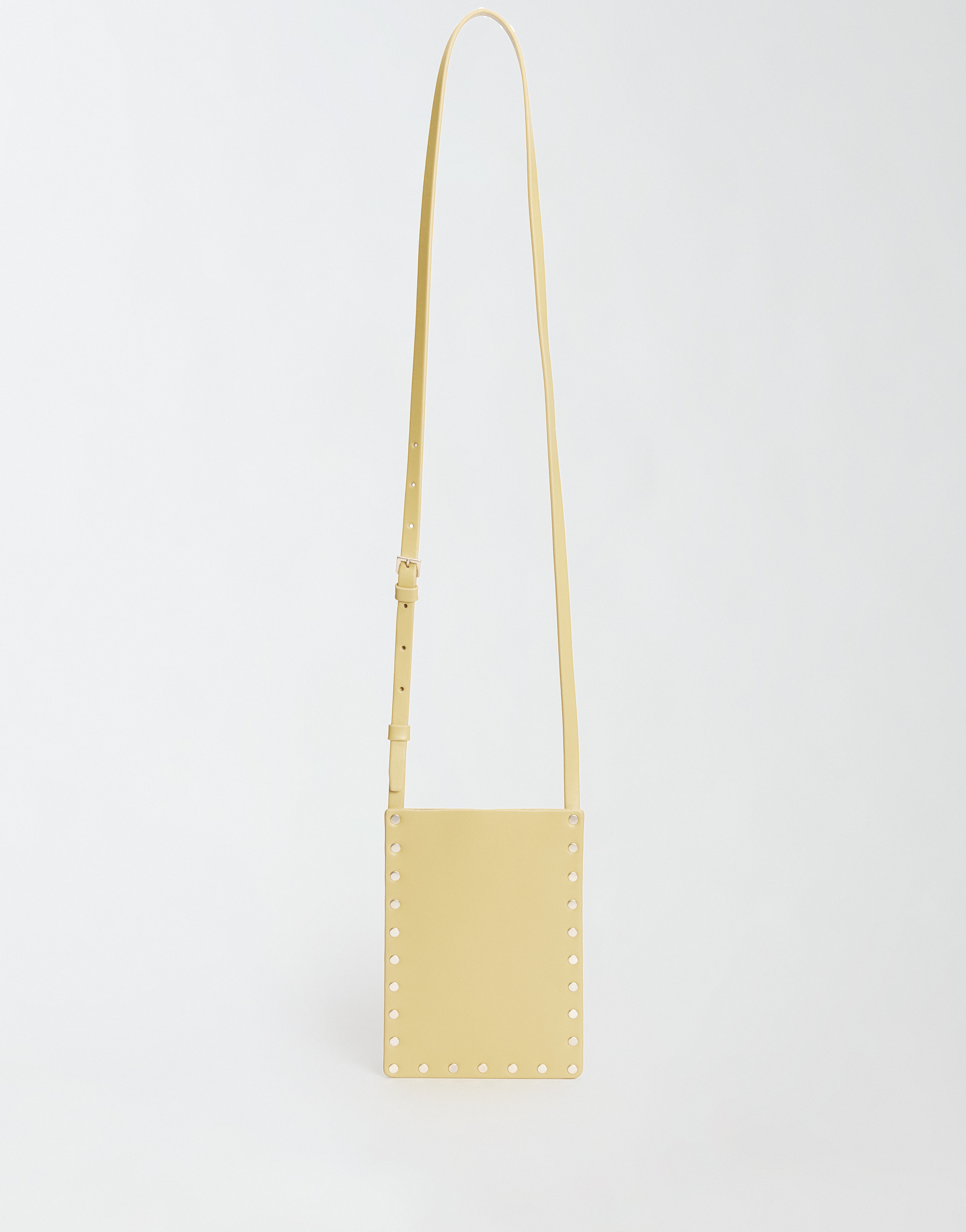 FABIANA FILIPPI LEATHER MOBILE CASE WITH STUDS 
