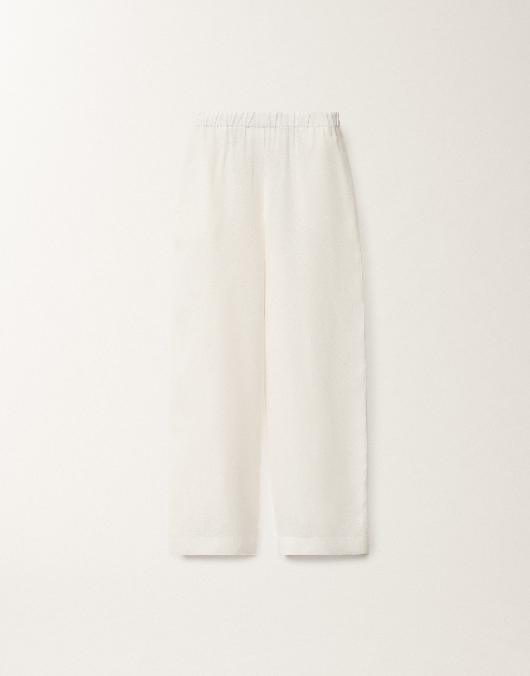 Fabiana Filippi Trevi Linen Canvas Trousers In White