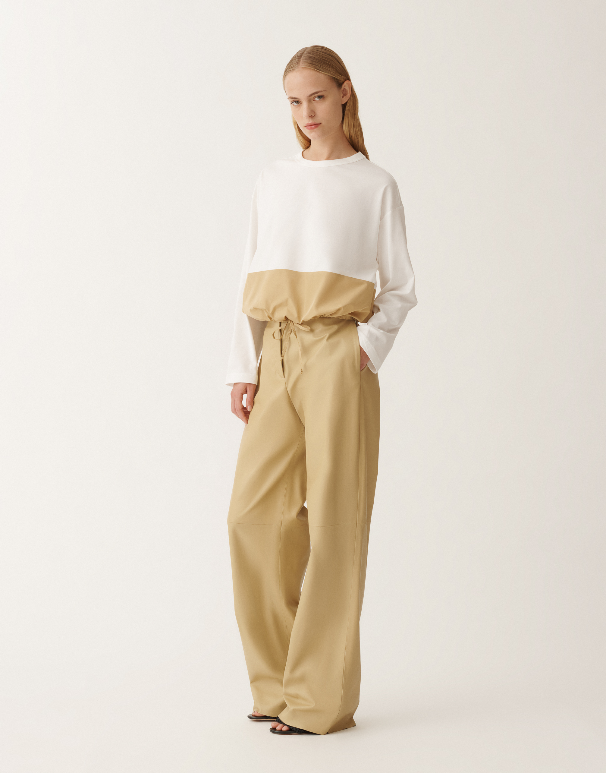 Fabiana Filippi Colour-block T-shirt In Yellow