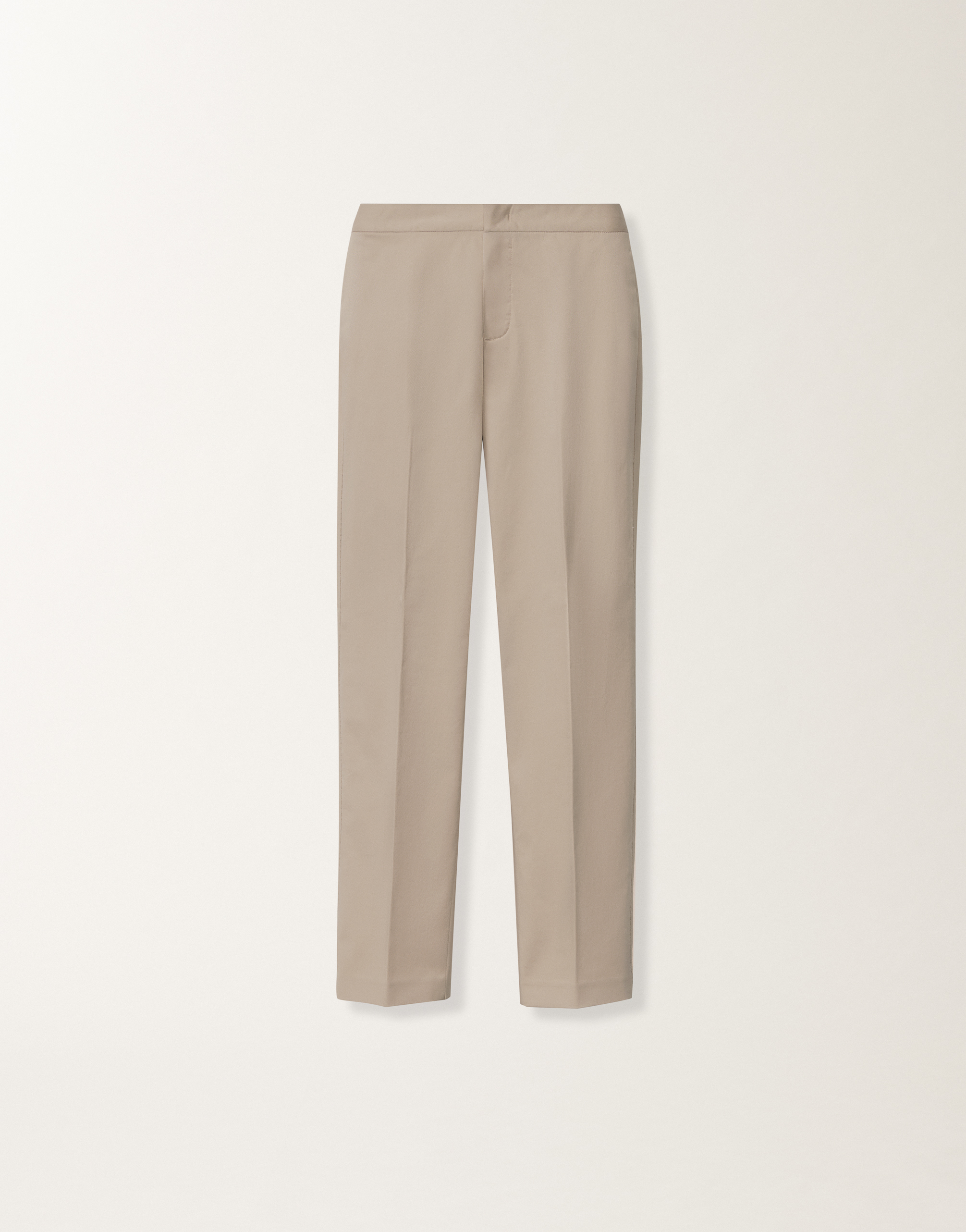 Fabiana Filippi Montefalco Cotton Gabardine Trousers In Clay