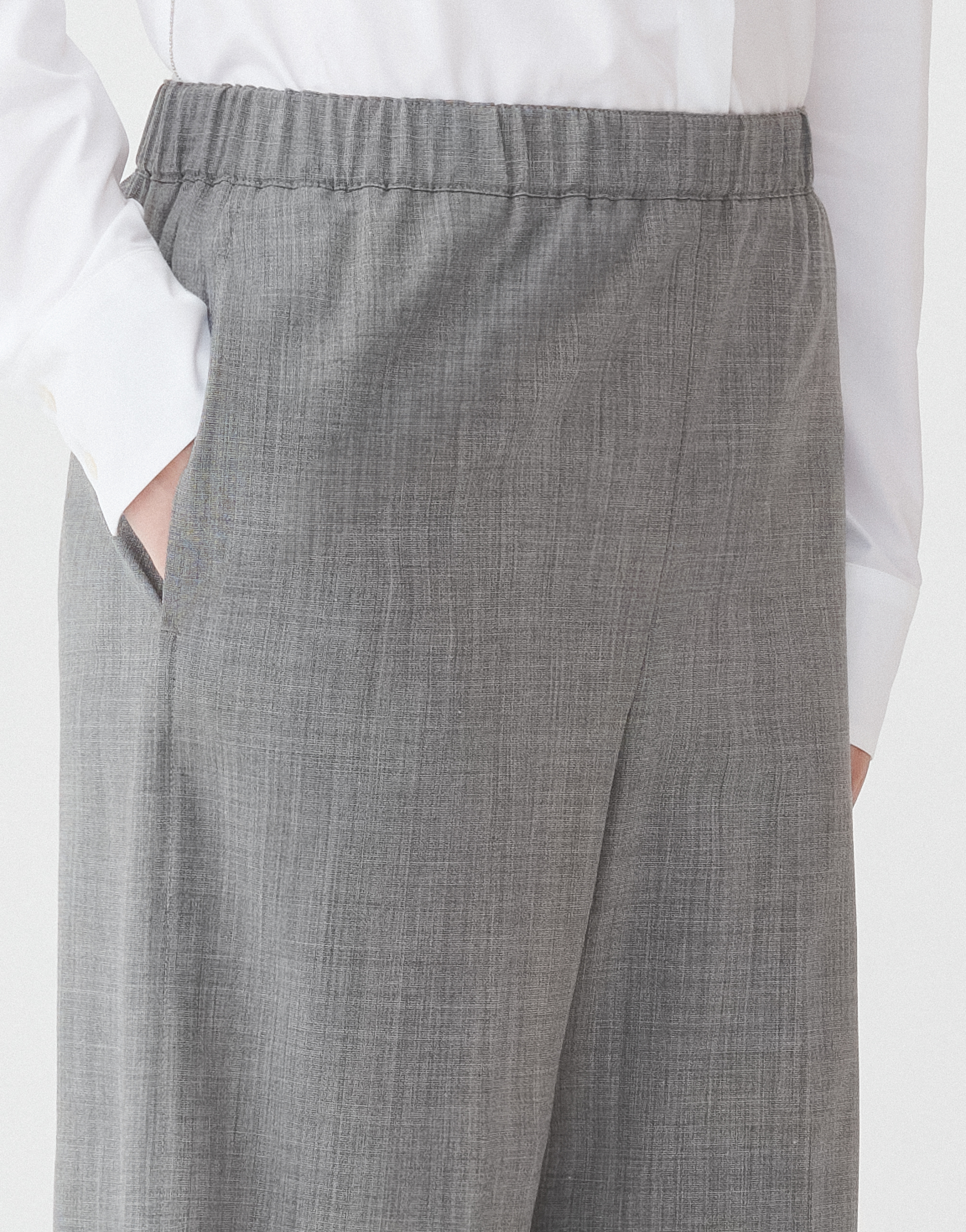 FABIANA FILIPPI COOL WOOL JOGGING TROUSERS 
