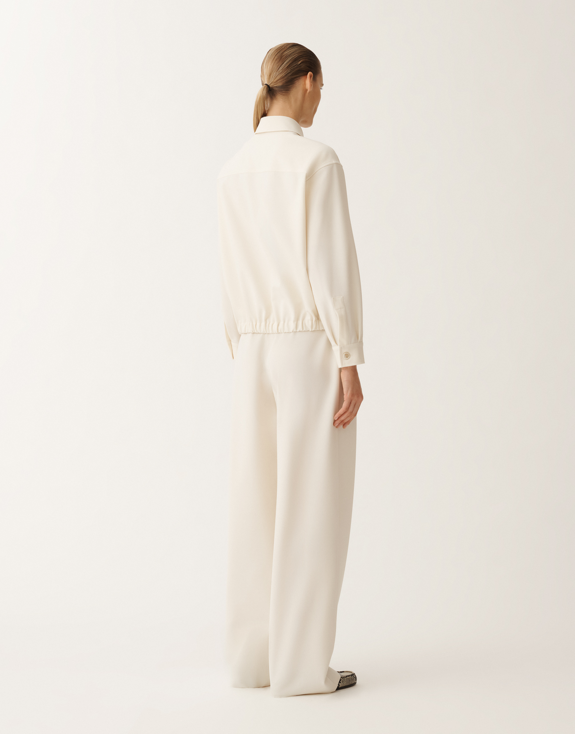 FABIANA FILIPPI TECHNO TAILORING BOMBER JACKET