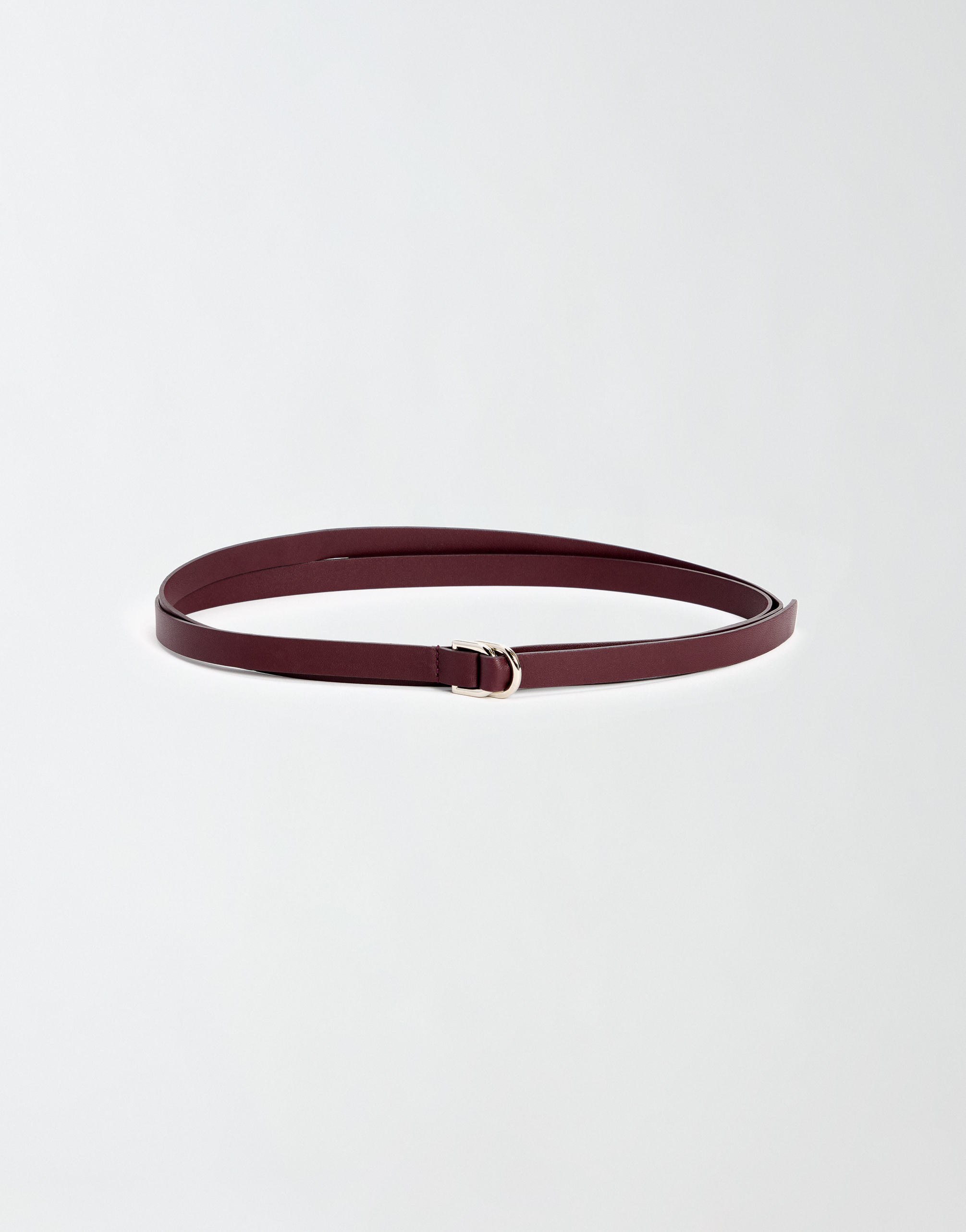 Fabiana Filippi Nappa Leather Belt In Red