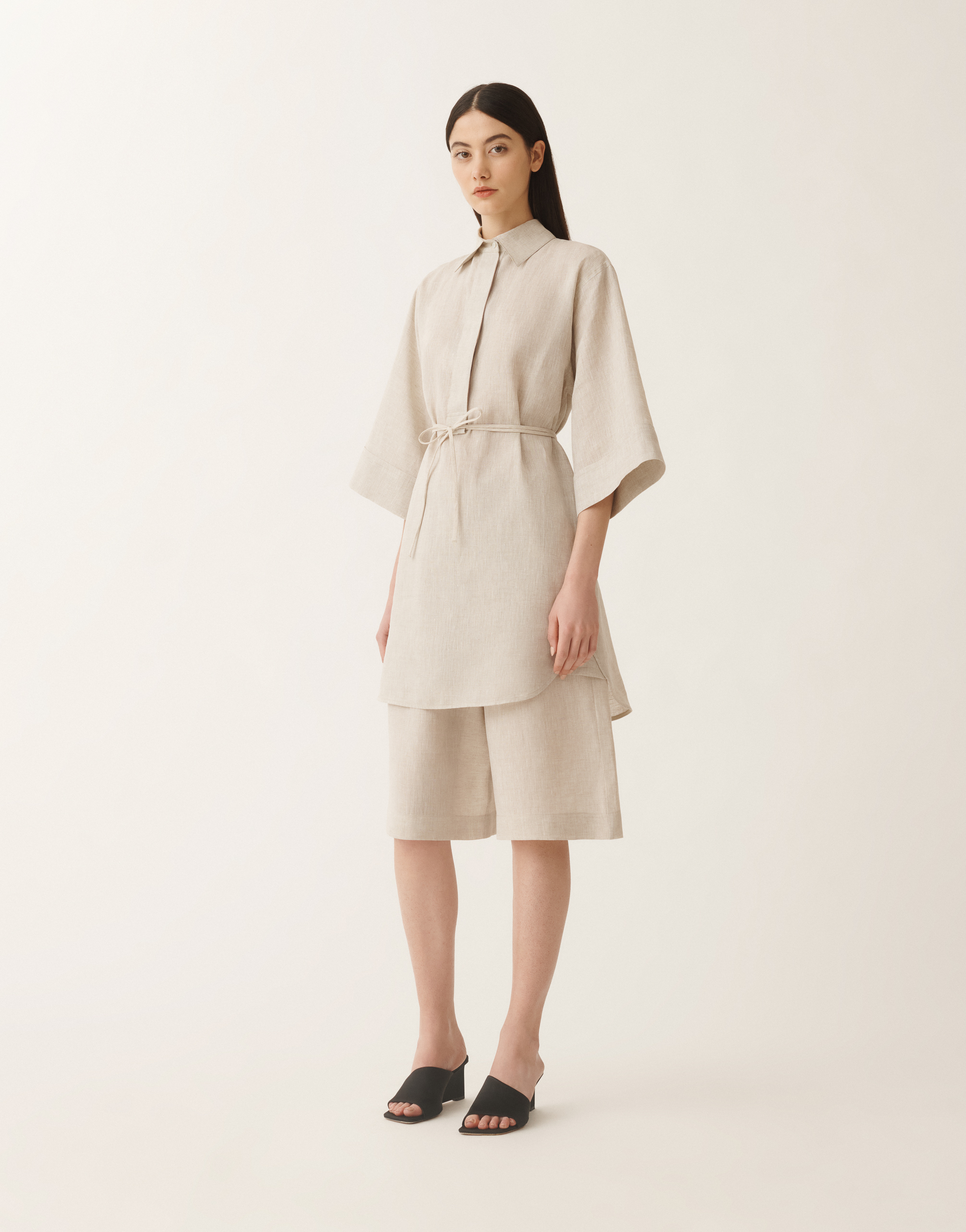 FABIANA FILIPPI LINEN CANVAS TUNIC 