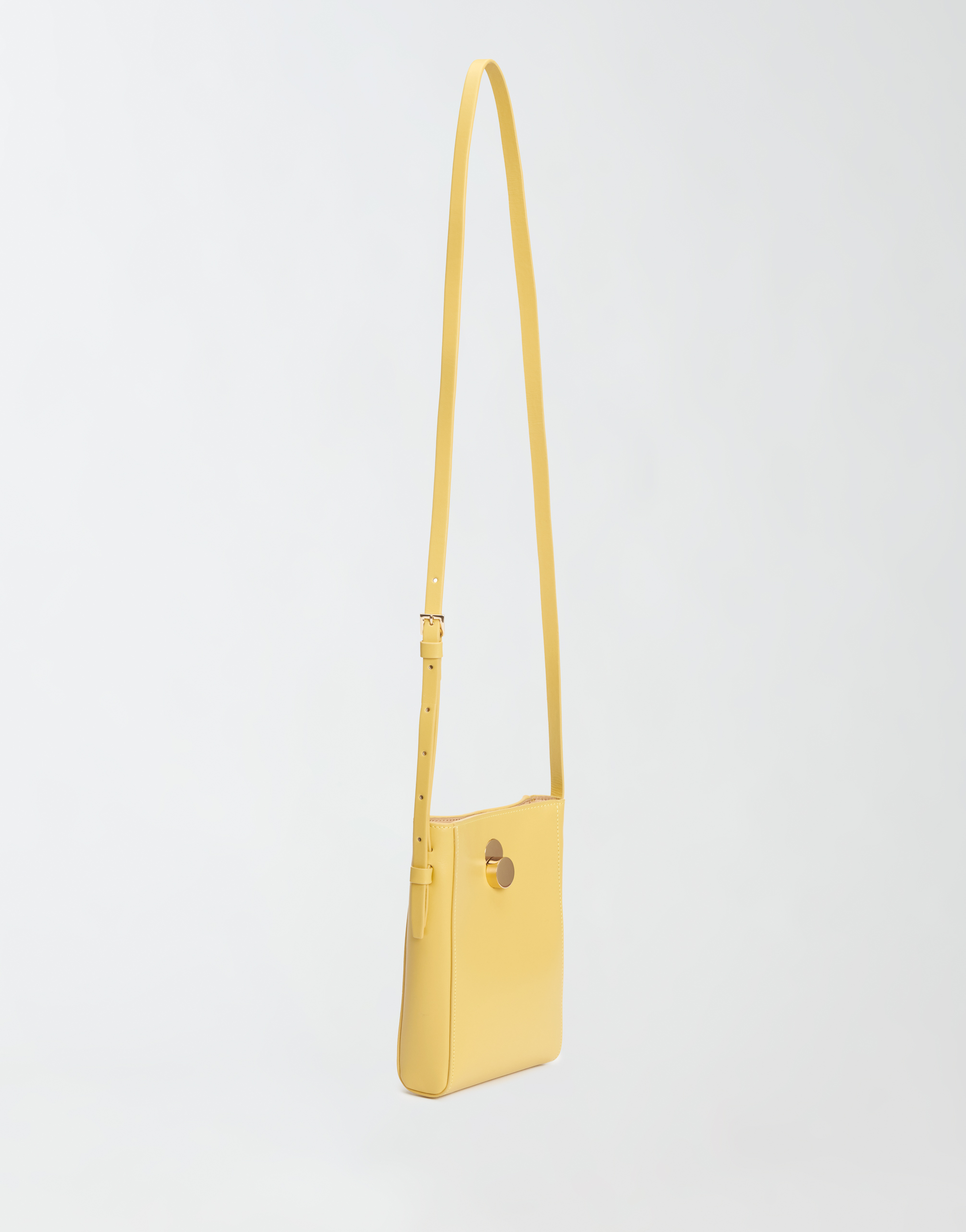 Shop Fabiana Filippi Calfskin Mini Bag In Yellow