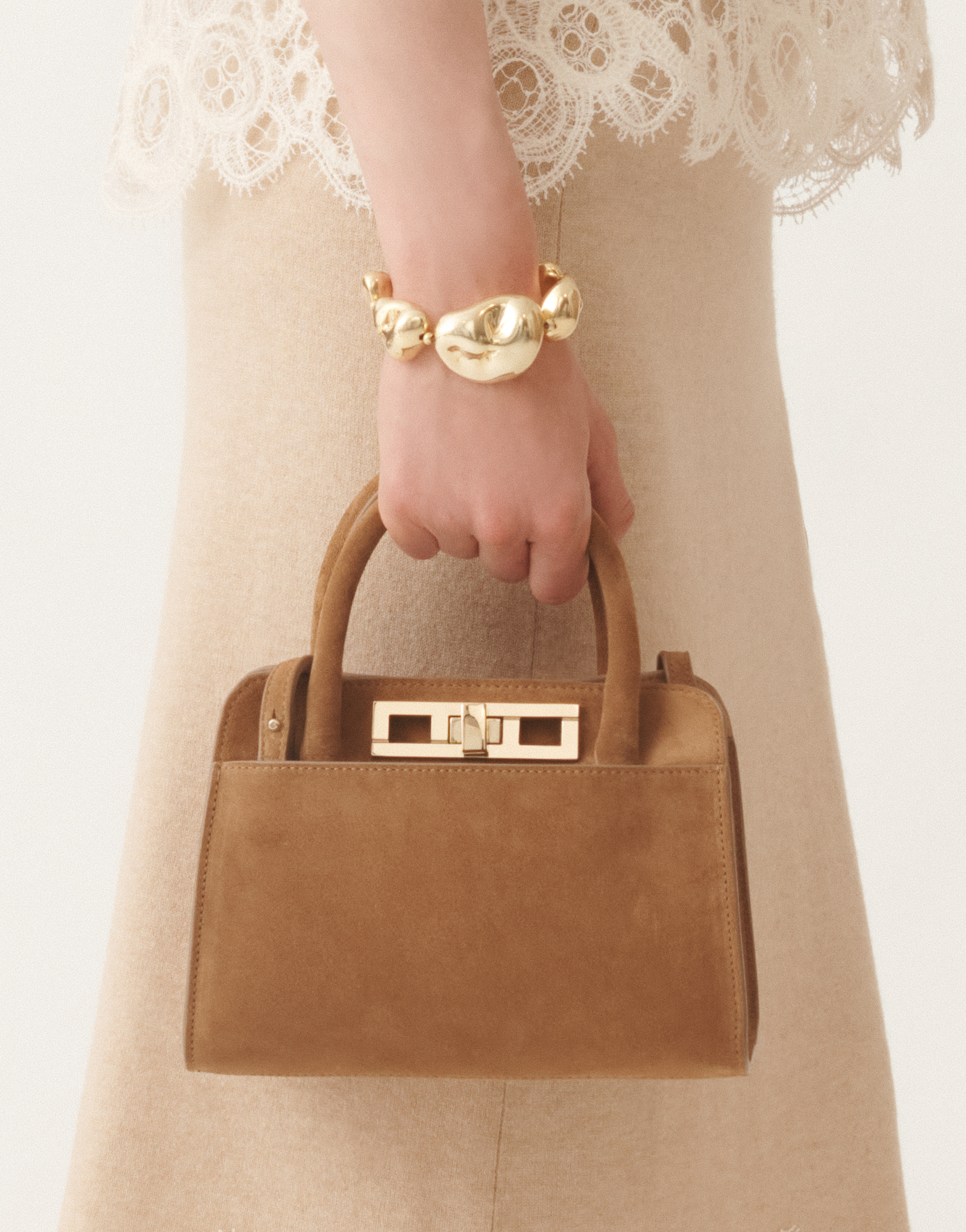 Fabiana Filippi Small Suede Handbag