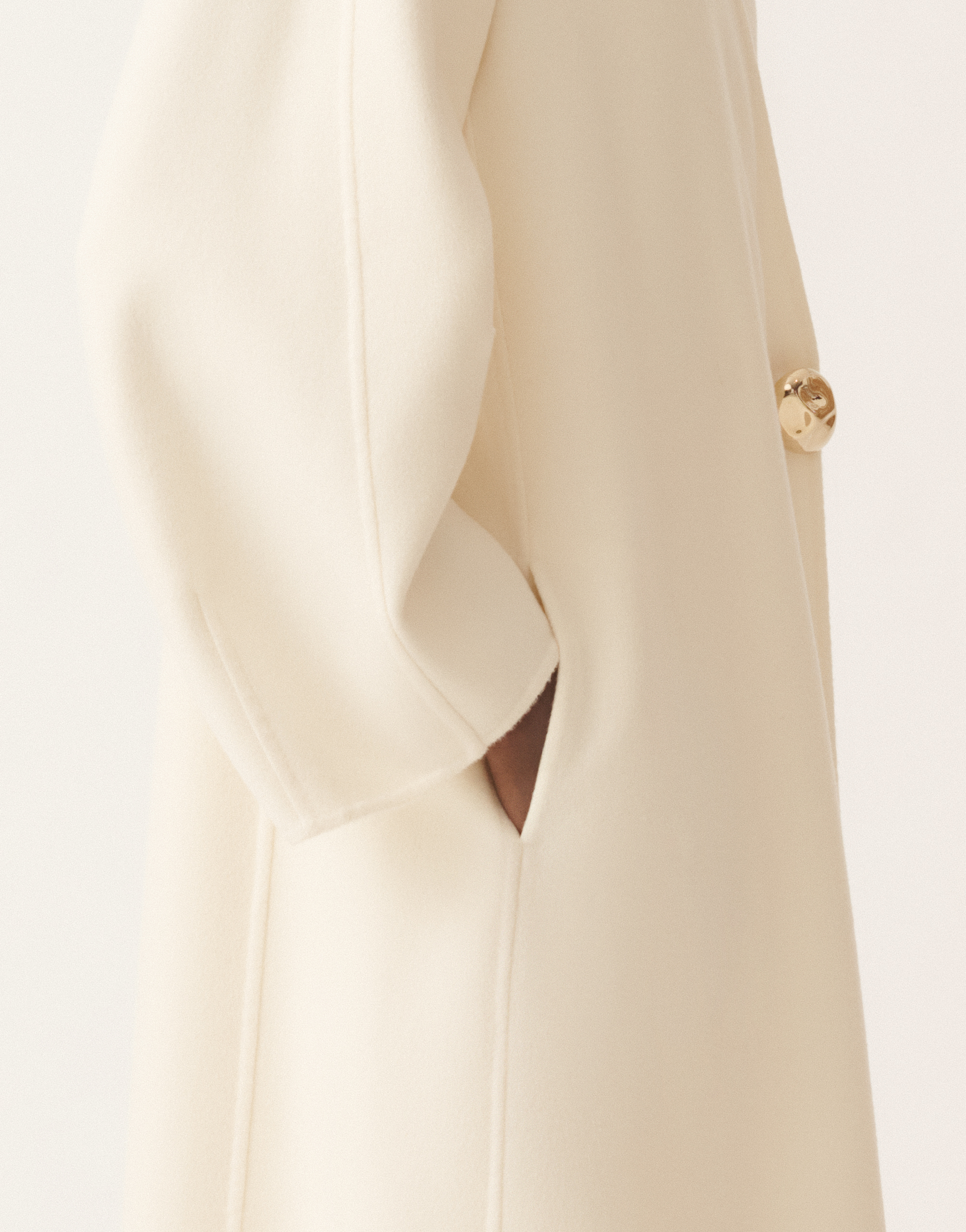 Fabiana Filippi Single-button Wrap Coat In White