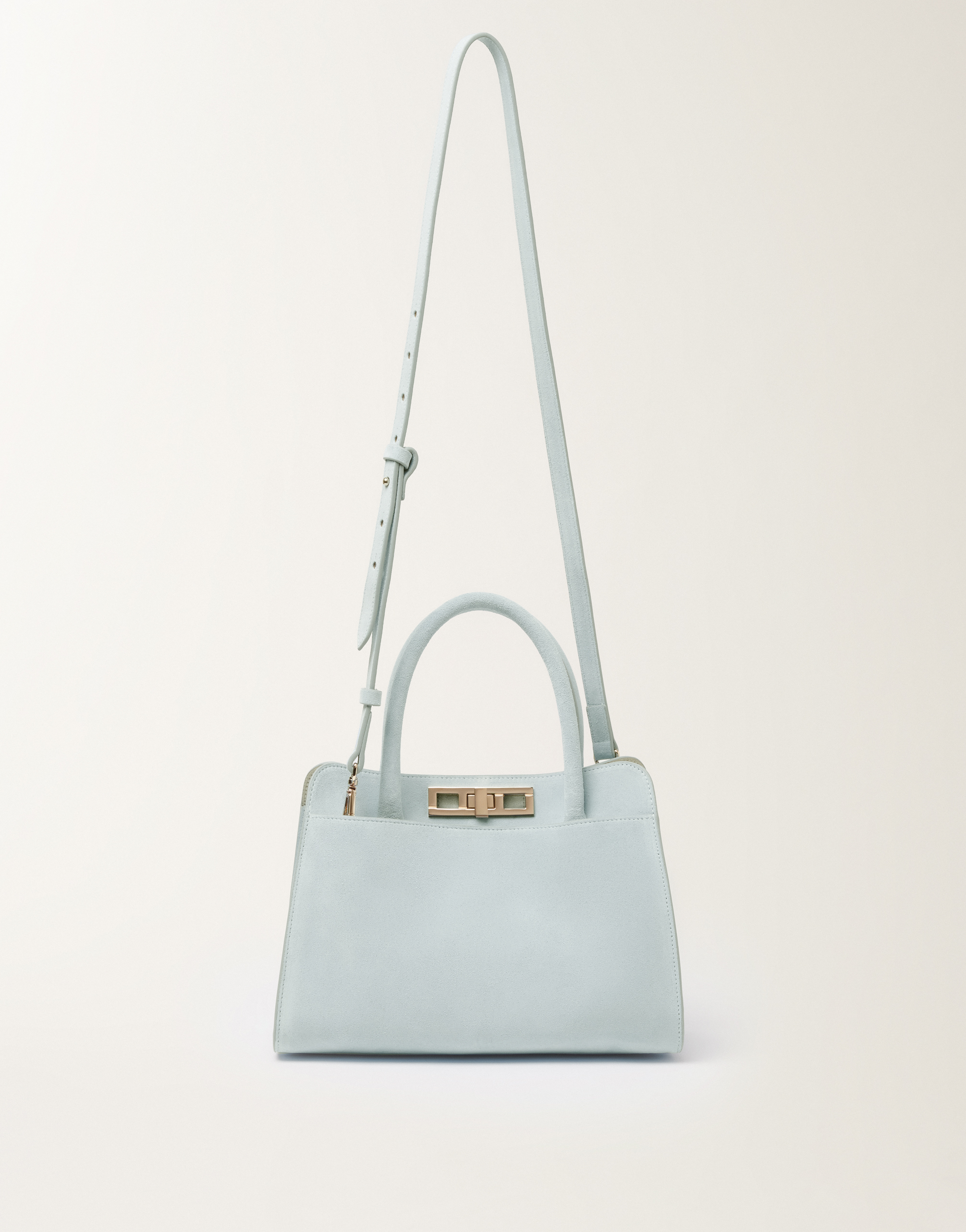 Josephine suede handbag, Aqua for Women | Fabiana Filippi®