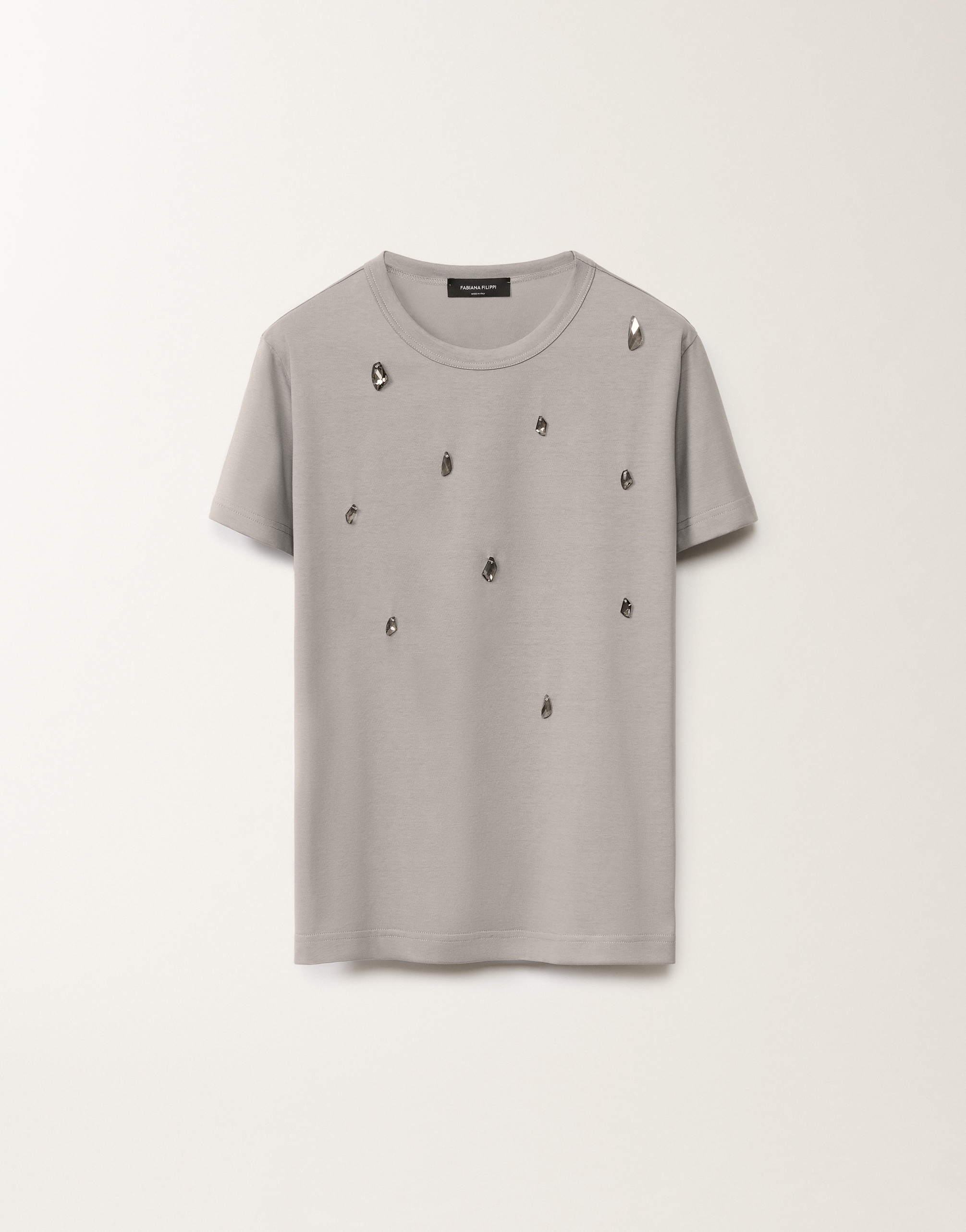 FABIANA FILIPPI FABIANA FILIPPI  - WOMAN T-SHIRTS & TOPS GREY IT 42