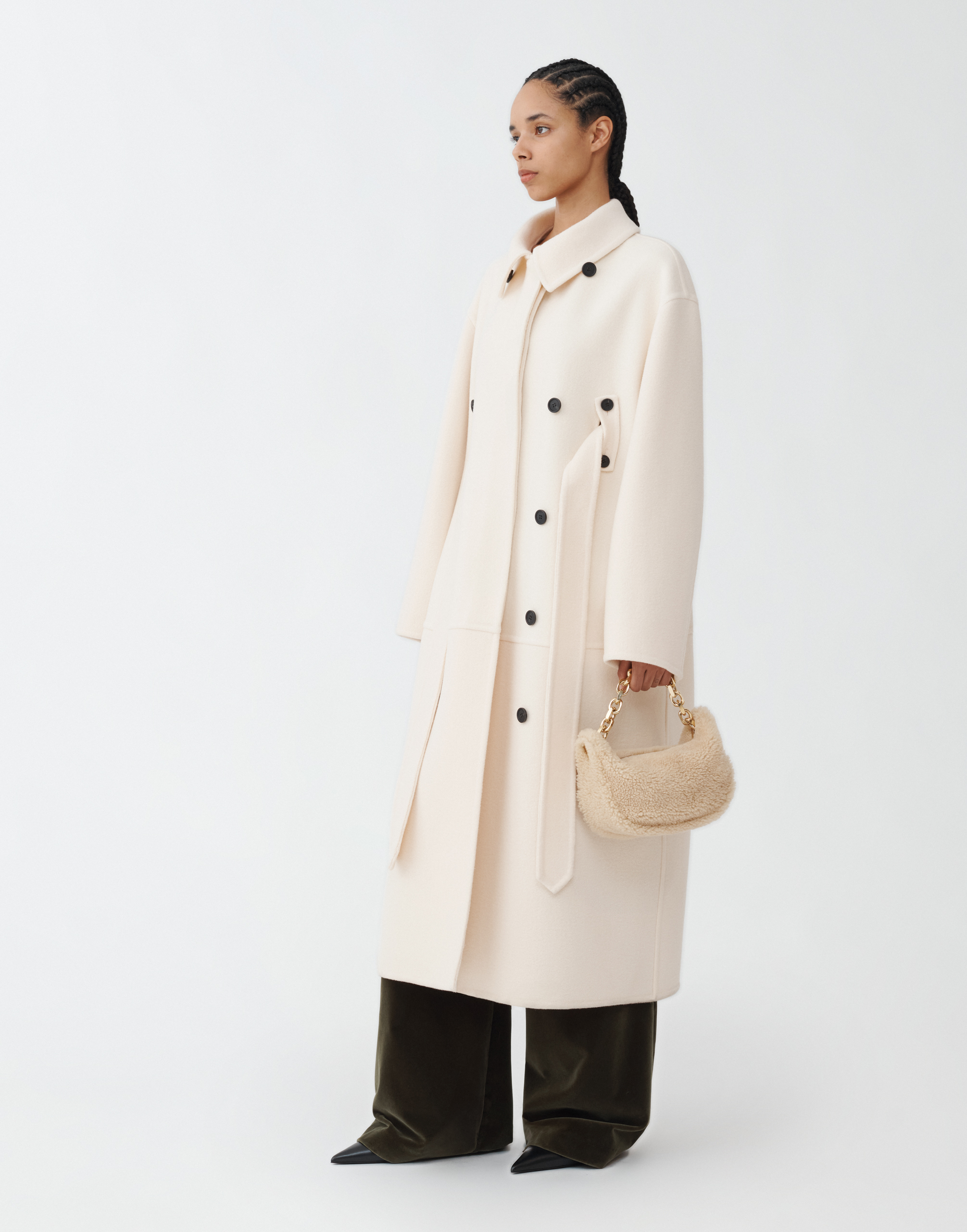 FABIANA FILIPPI BOILED WOOL COAT