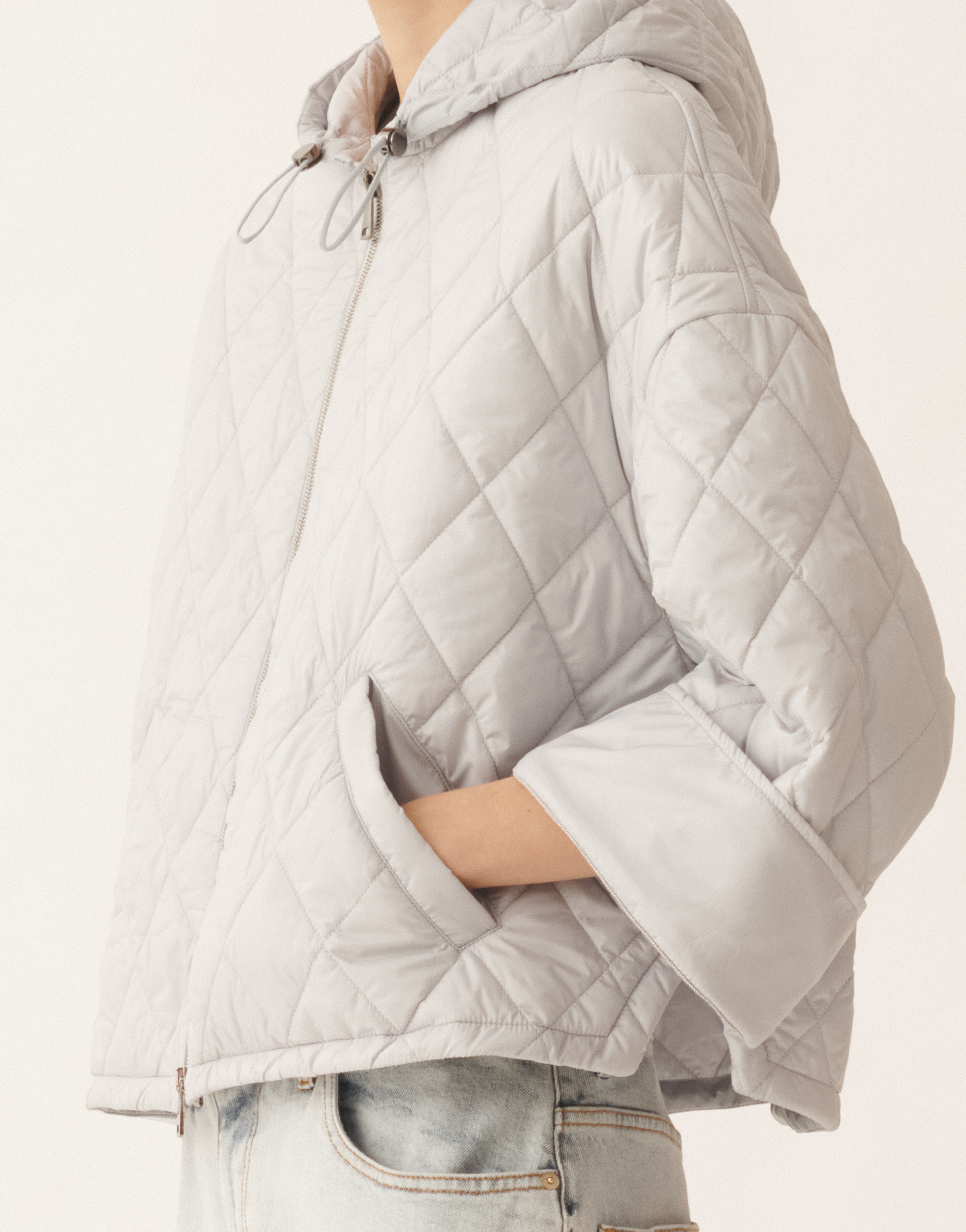 Fabiana Filippi Jacket Woman Color Gnawed Blue In White