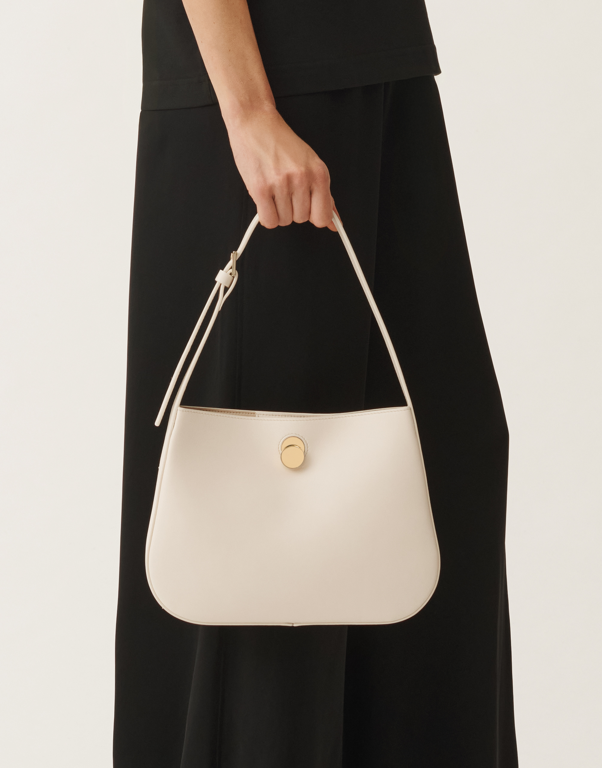 Fabiana Filippi Medium Eclissi Shoulder Bag In Butter