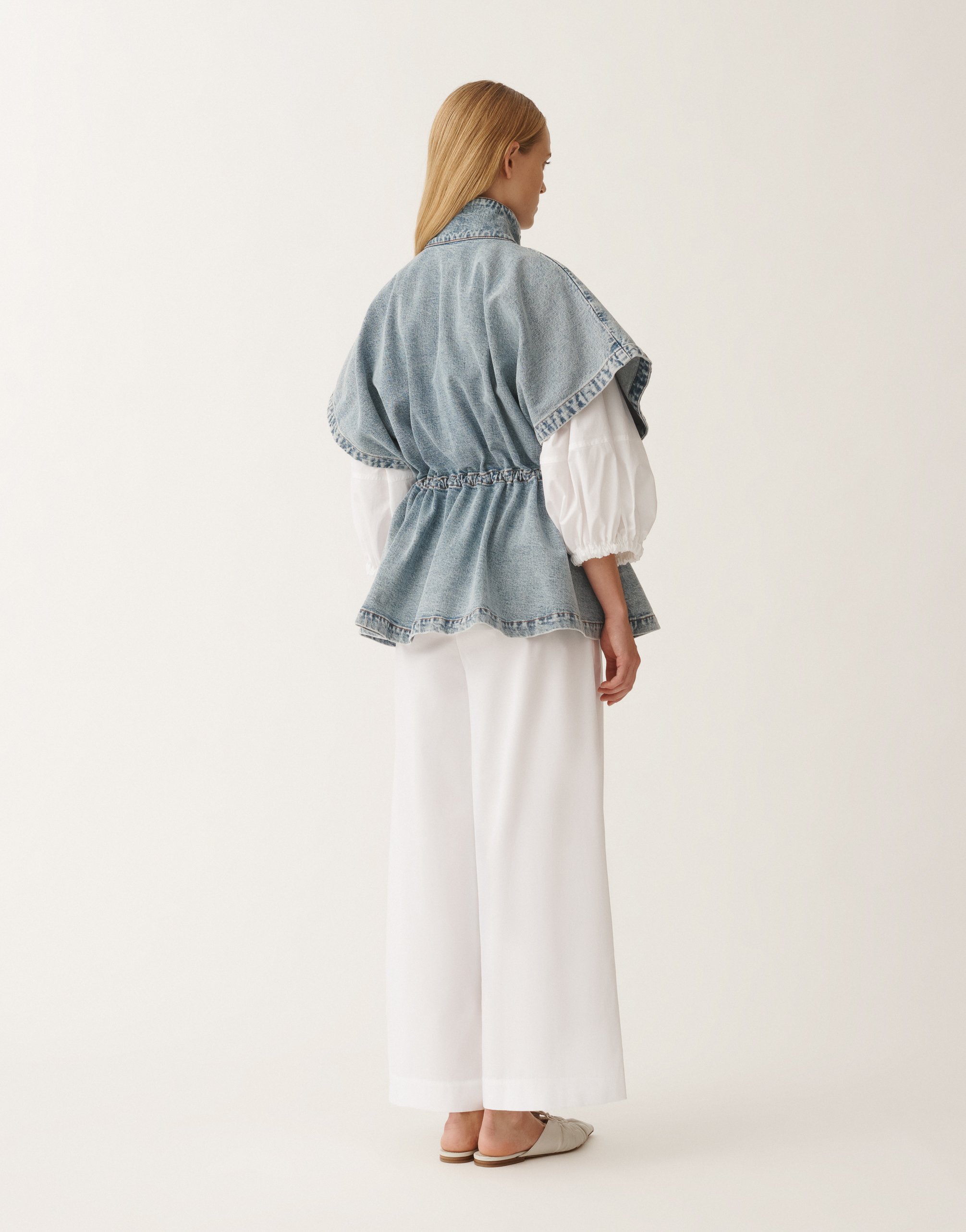 FABIANA FILIPPI STRETCH DENIM JACKET