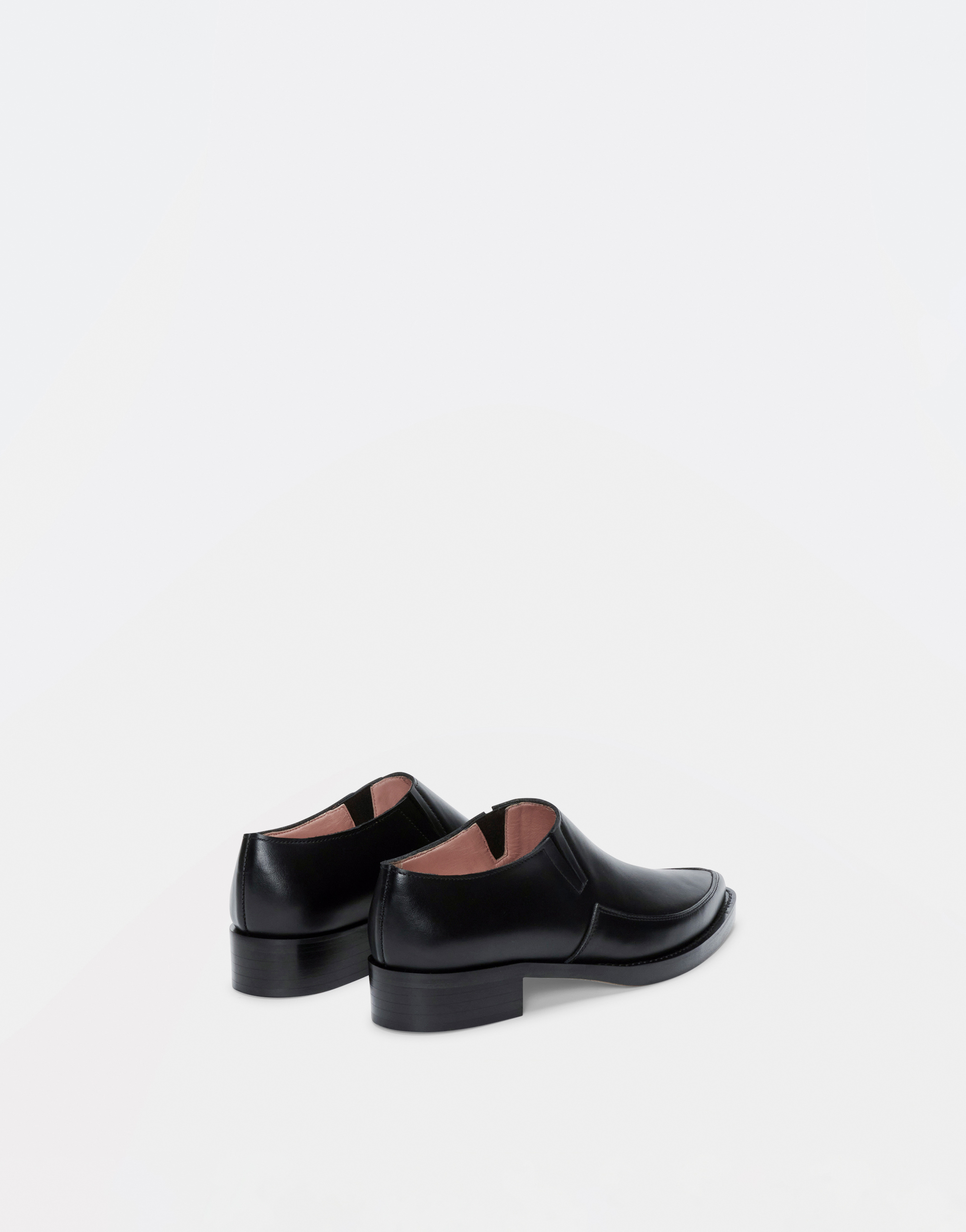 Shop Fabiana Filippi Leather Loafer In Black