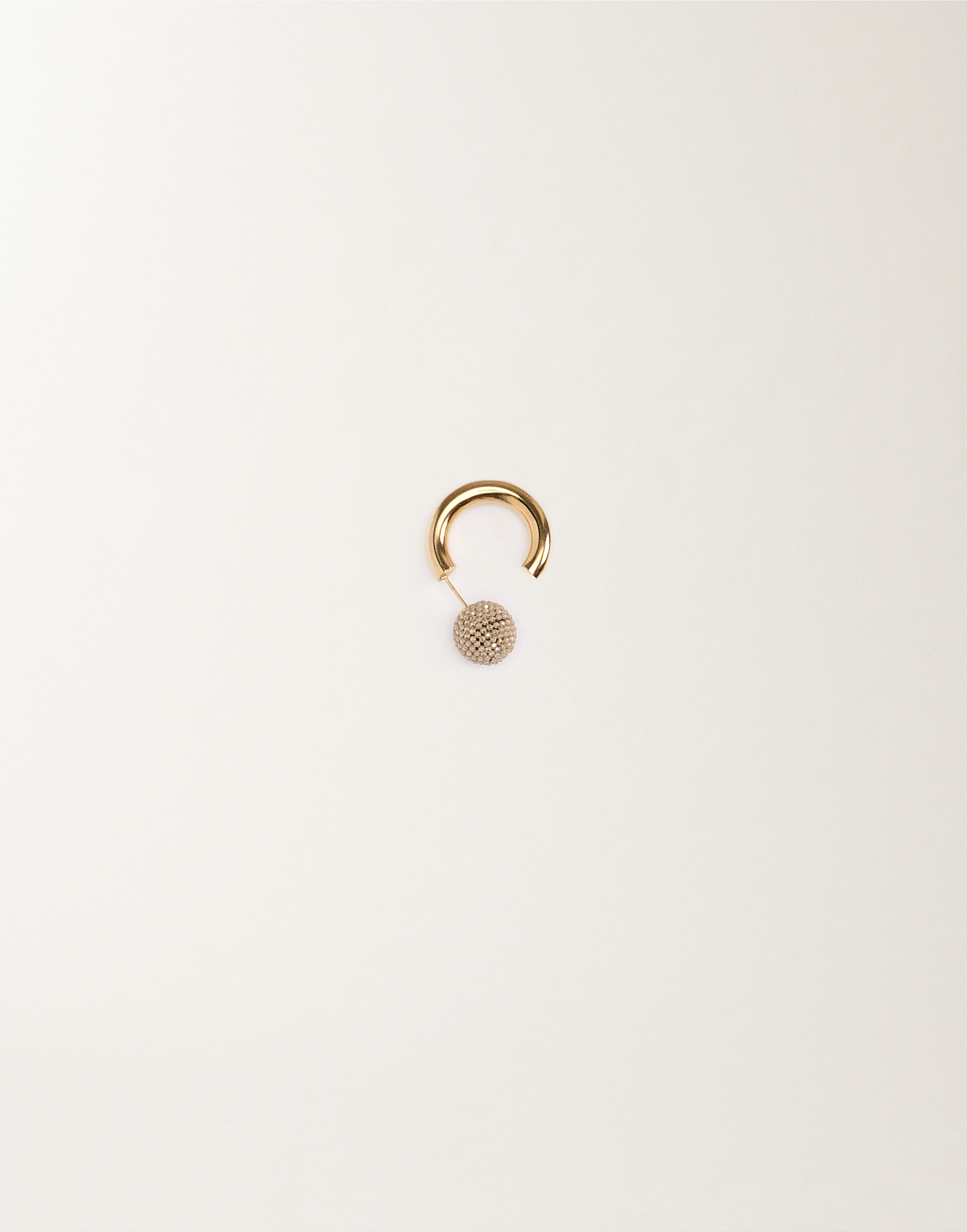 Fabiana Filippi Diamond Wire Circle Earrings