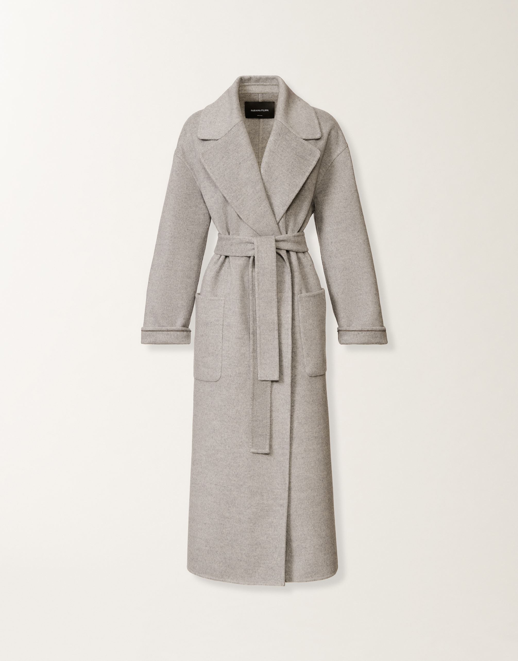 Double-faced wool and cashmere coat, rock for Women | Fabiana Filippi®
