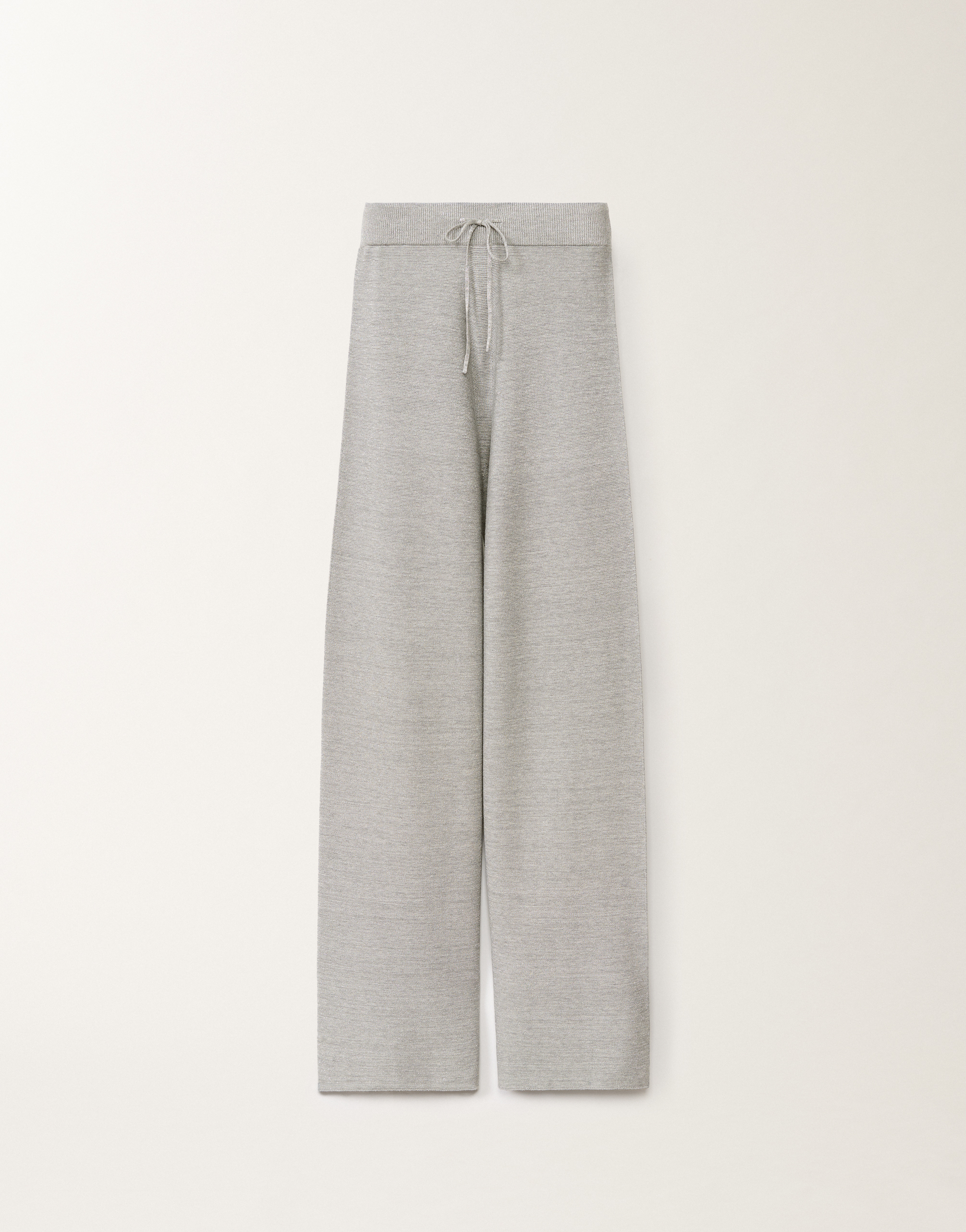 Fabiana Filippi Knitted Wide Leg Trousers In Grey