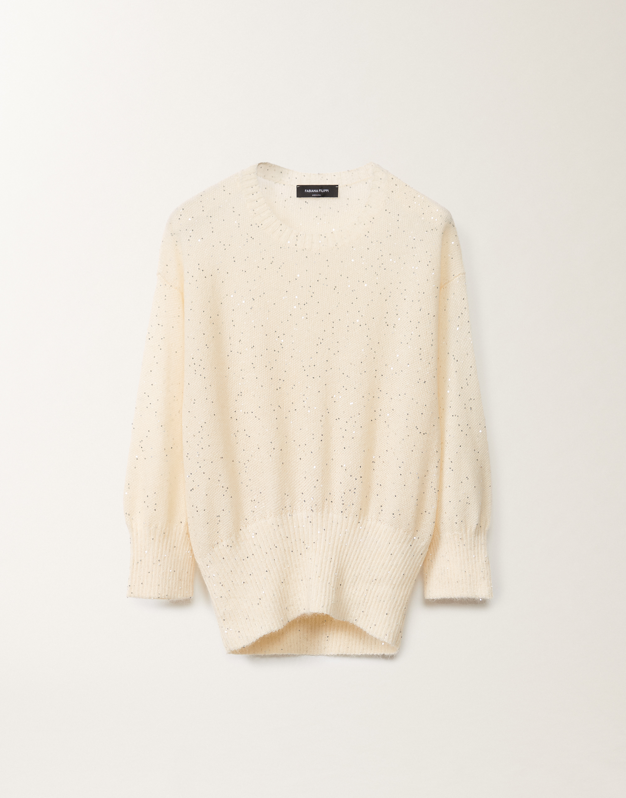Fabiana Filippi Mohair Sweater In White