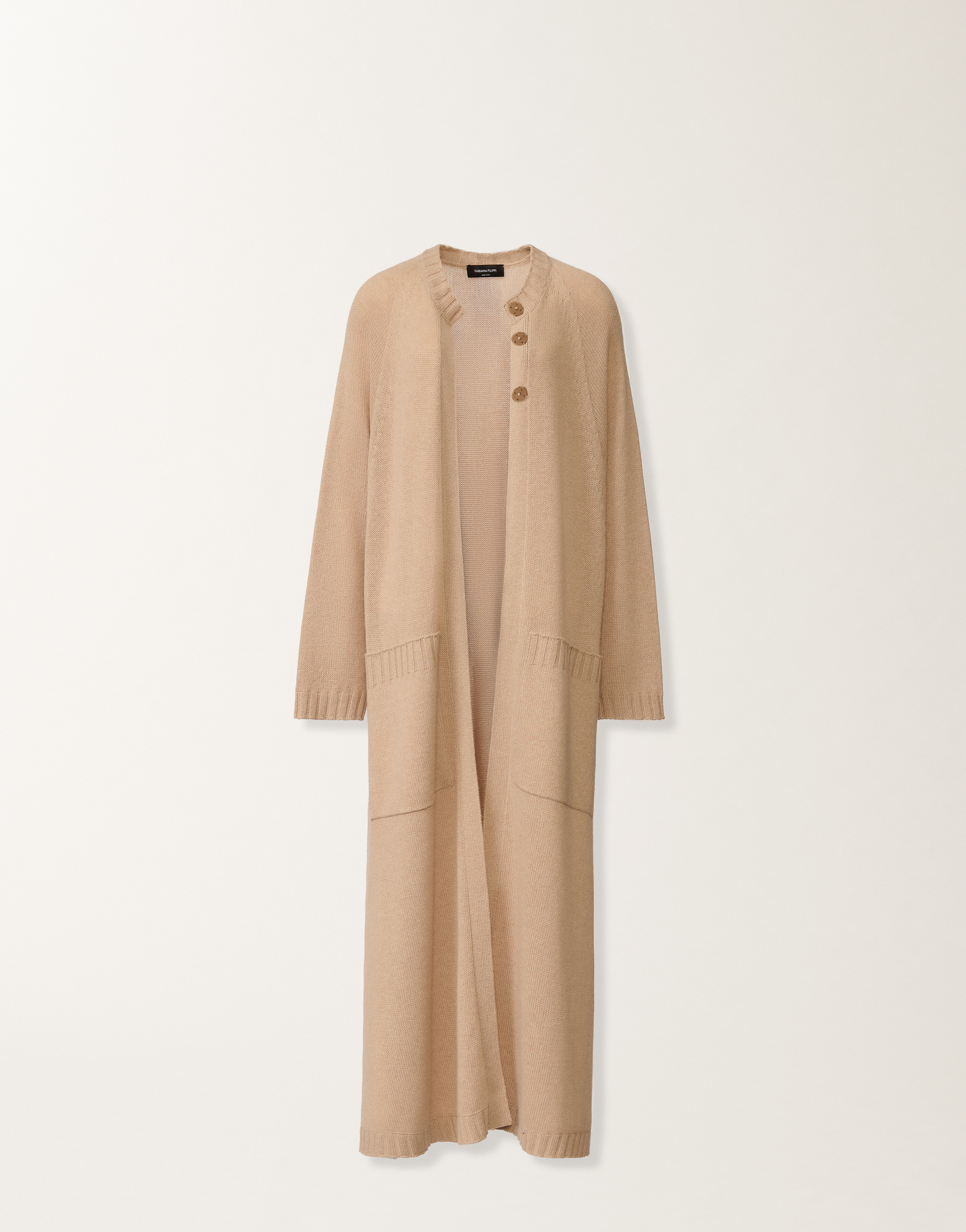 Cardigan in Platinum, beech for Women | Fabiana Filippi®