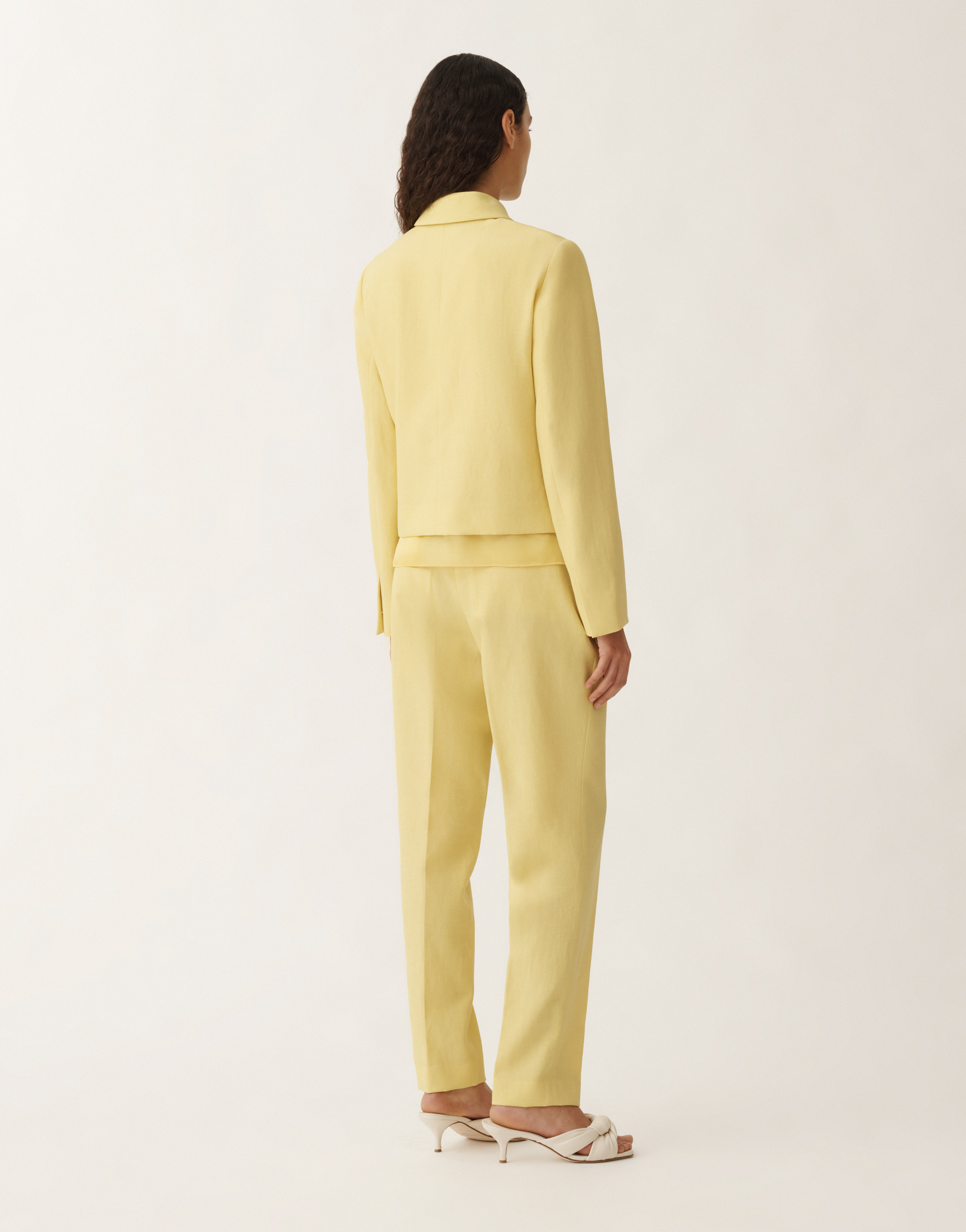 FABIANA FILIPPI WOOL AND LINEN MAT JACKET