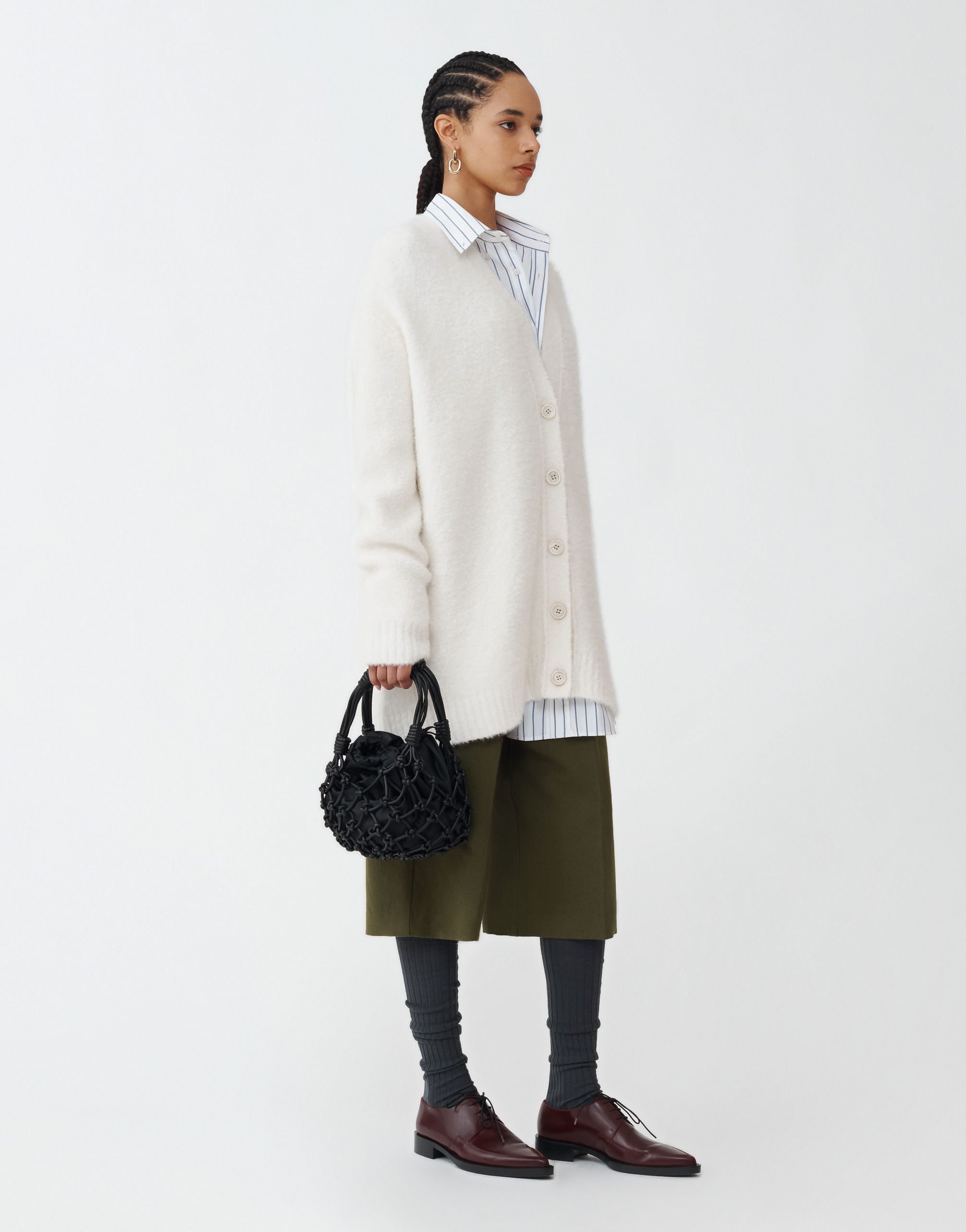 FABIANA FILIPPI STRIPED POPLIN SHIRT