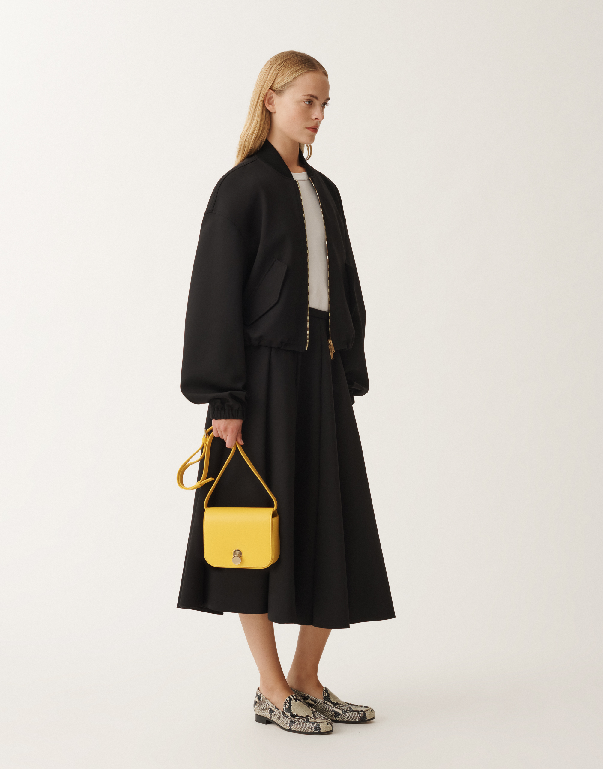 Shop Fabiana Filippi Scuba Windbreaker In Black