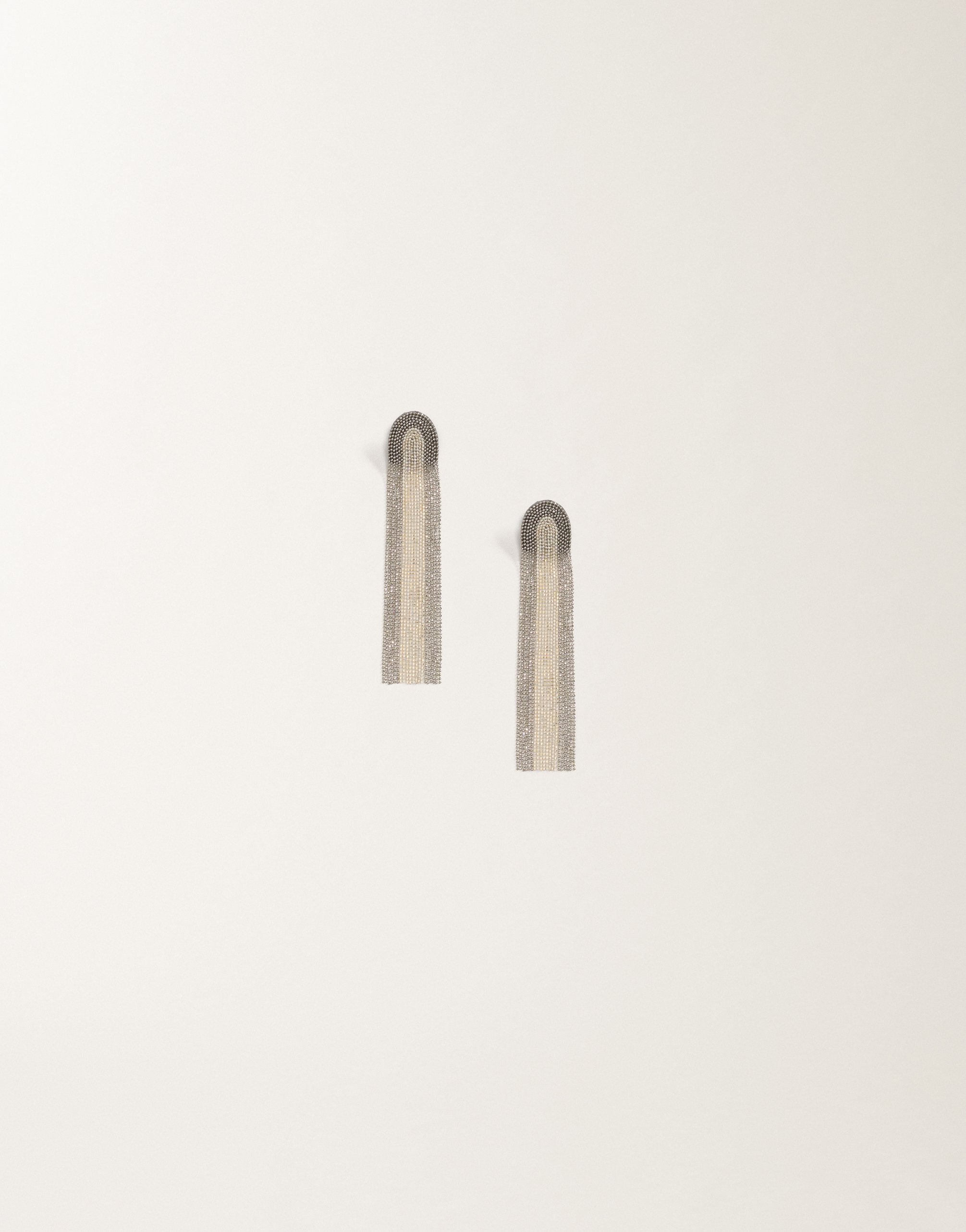 Fabiana Filippi Diamond Wire Earrings In Only One Color